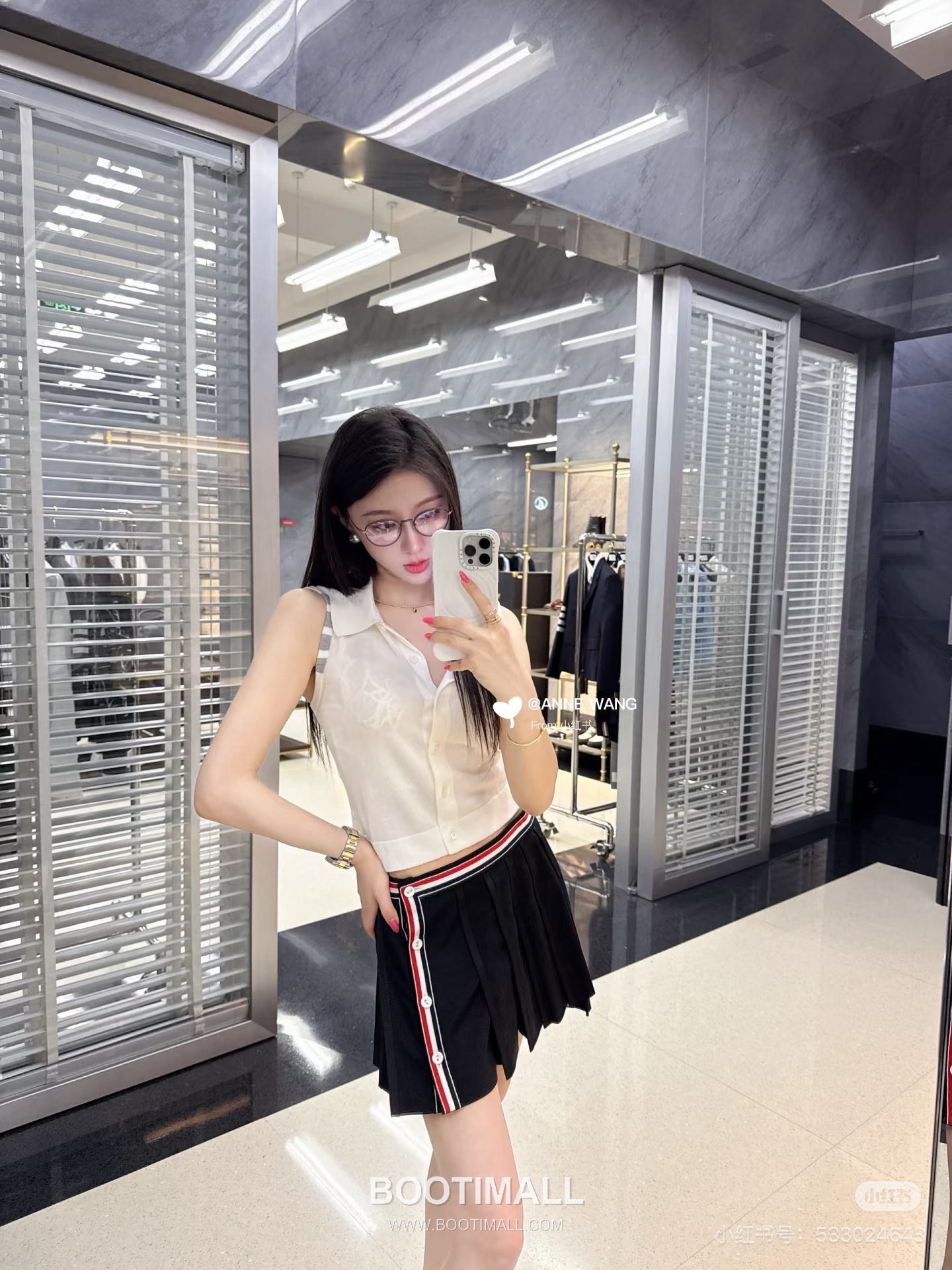 Thom Browne Tricolor Ribbed Hoodie Cotton Navy Hoodie 트라이컬러 리브드 후드 코튼 네이비 후드 -3 10