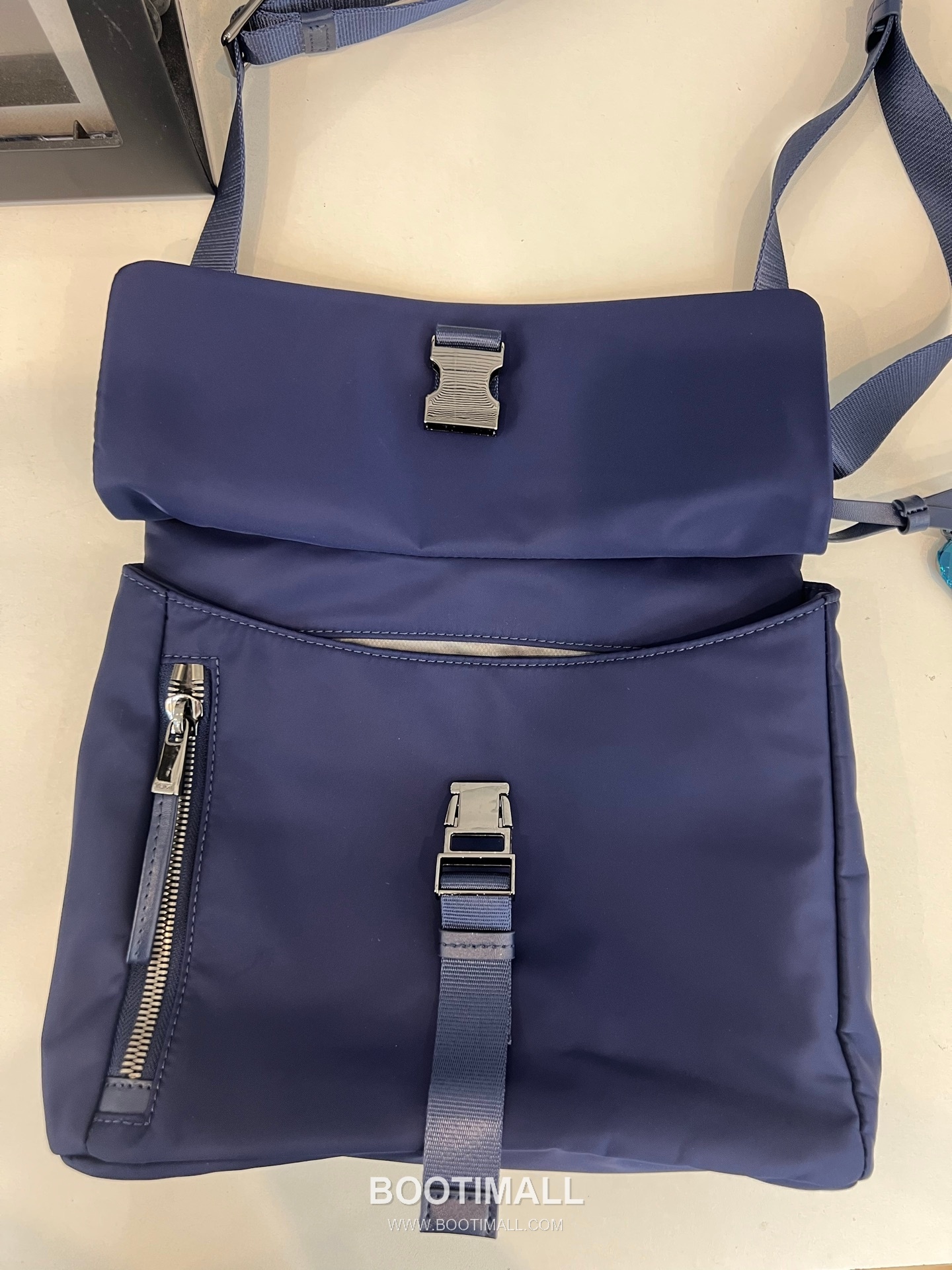 TUMI 196658 Voyageur Nylon Blue Crossbody Bag 투미 196658 보야저 나일론 블루 크로스백 29cm 9