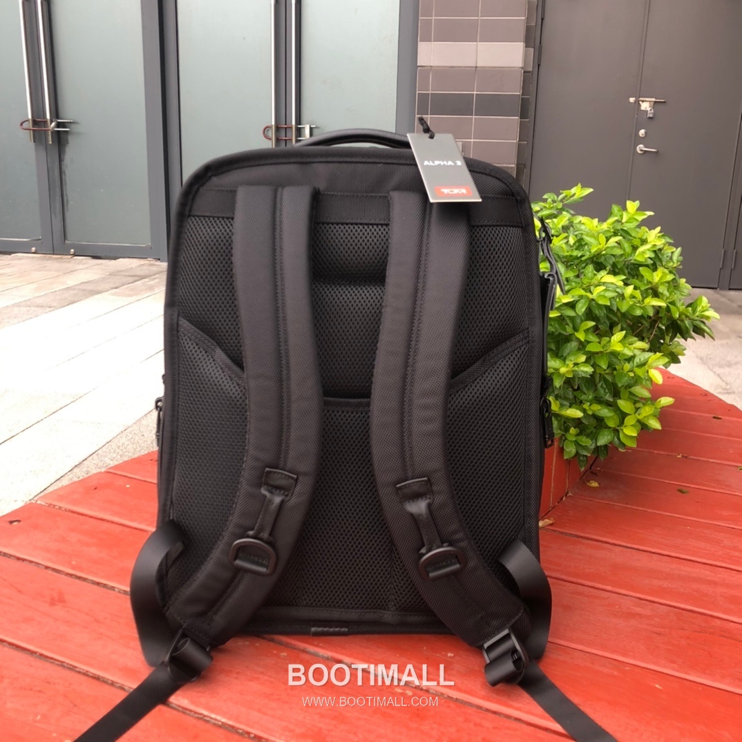 TUMI Alpha Ballistic Nylon Backpack 2603177 Ballistic Nylon Black Backpack 투미 알파 발리스틱 나일론 백팩 2603177 발리스틱 나일론 블랙 백팩 41cm 2