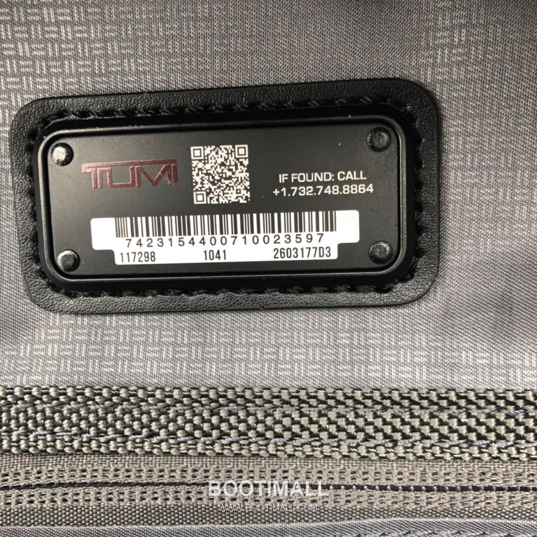 TUMI Alpha Ballistic Nylon Backpack 2603177 Ballistic Nylon Black Backpack 투미 알파 발리스틱 나일론 백팩 2603177 발리스틱 나일론 블랙 백팩 41cm 6