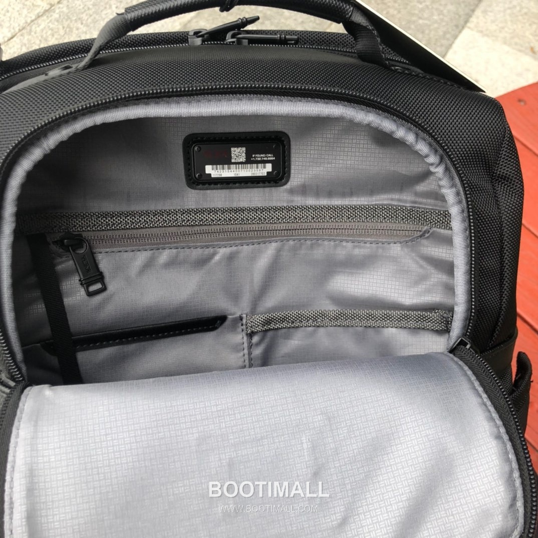 TUMI Alpha Ballistic Nylon Backpack 2603177 Ballistic Nylon Black Backpack 투미 알파 발리스틱 나일론 백팩 2603177 발리스틱 나일론 블랙 백팩 41cm 7