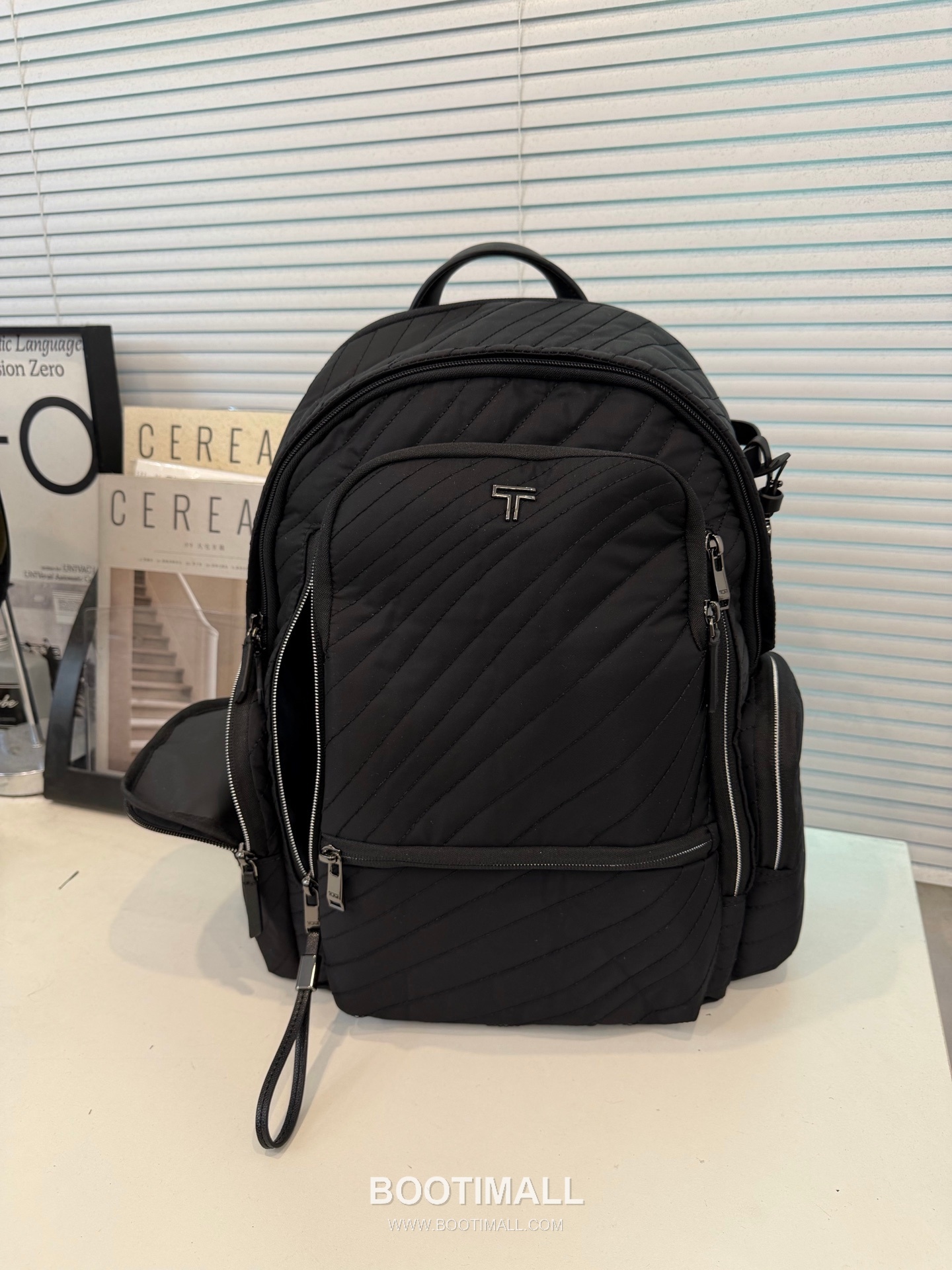 TUMI Voyageur 196600 Nylon Purple Backpack 투미 보야지 196600 나일론 퍼플 백팩 41cm 8