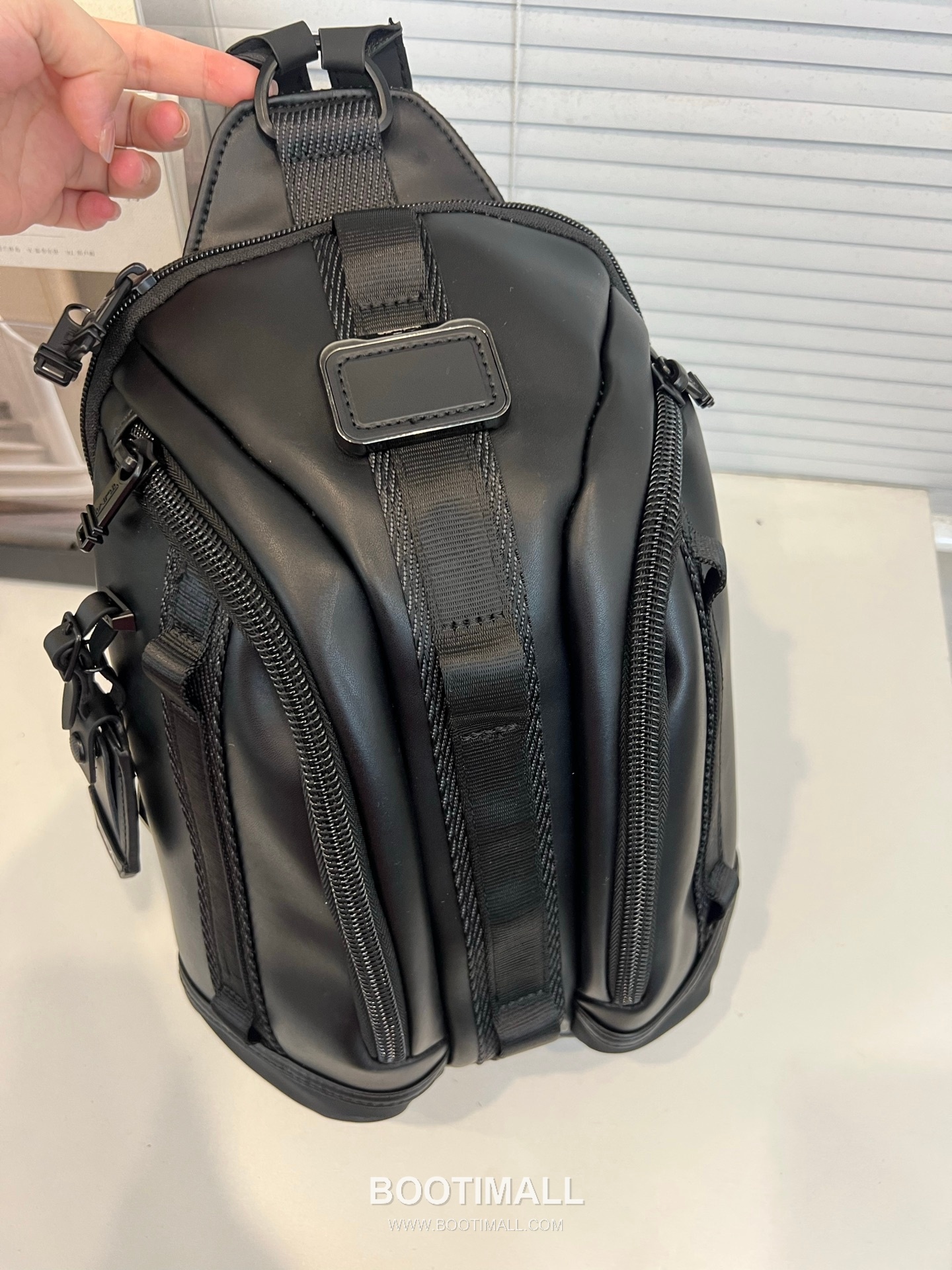 TUMI 932743 Alpha Bravo Convertible Ballistic Nylon Black Backpack 투미 932743 알파 브라보 컨버터블 발리스틱 나일론 블랙 백팩 36cm 4