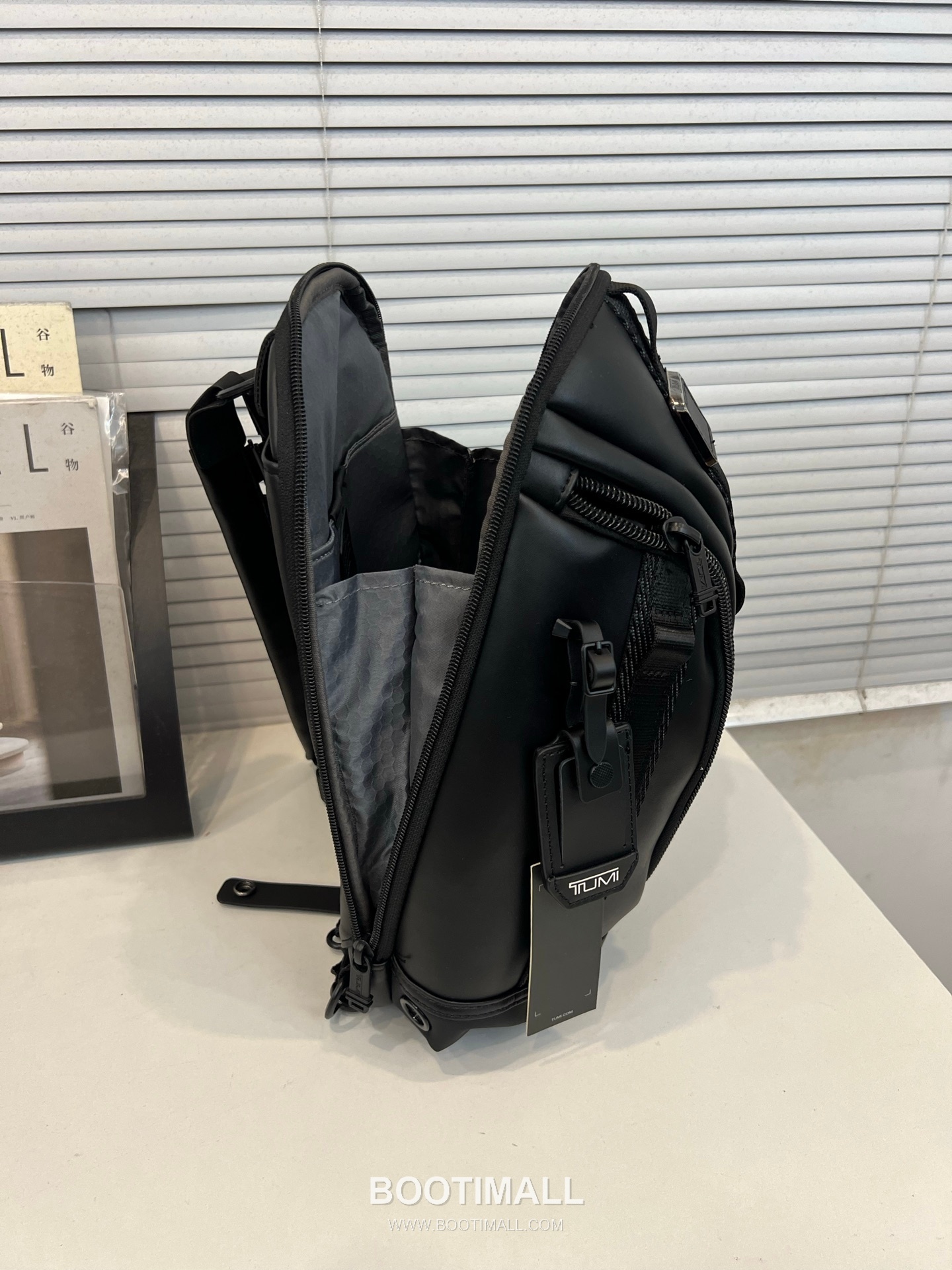TUMI 932743 Alpha Bravo Convertible Ballistic Nylon Black Backpack 투미 932743 알파 브라보 컨버터블 발리스틱 나일론 블랙 백팩 36cm 6