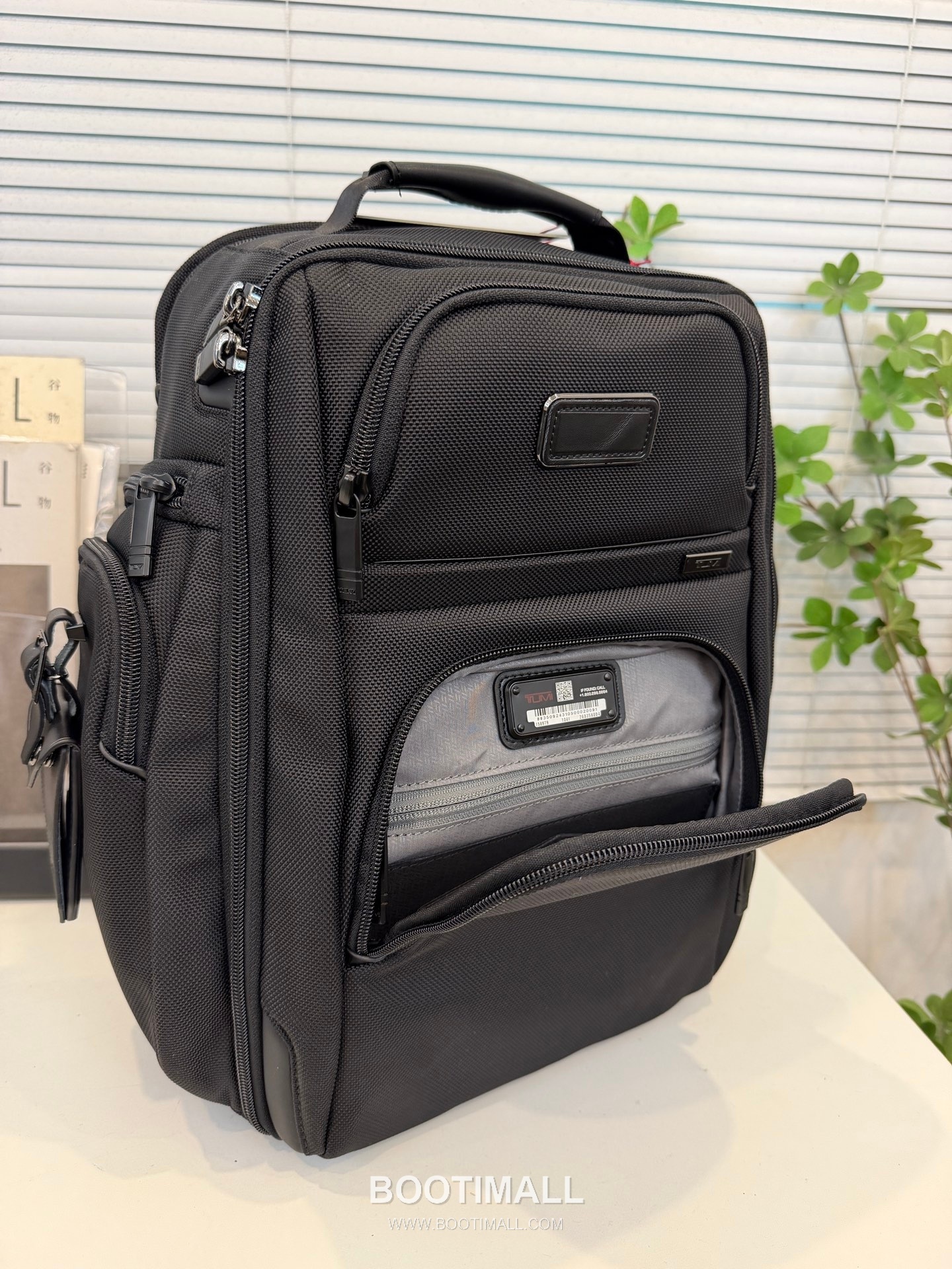 TUMI Alpha 4 Extra Large Backpack 2603580 Ballistic Nylon Black Backpack 투미 알파 4 엑스트라 라지 백팩 2603580 발리스틱 나일론 블랙 백팩 43cm 4