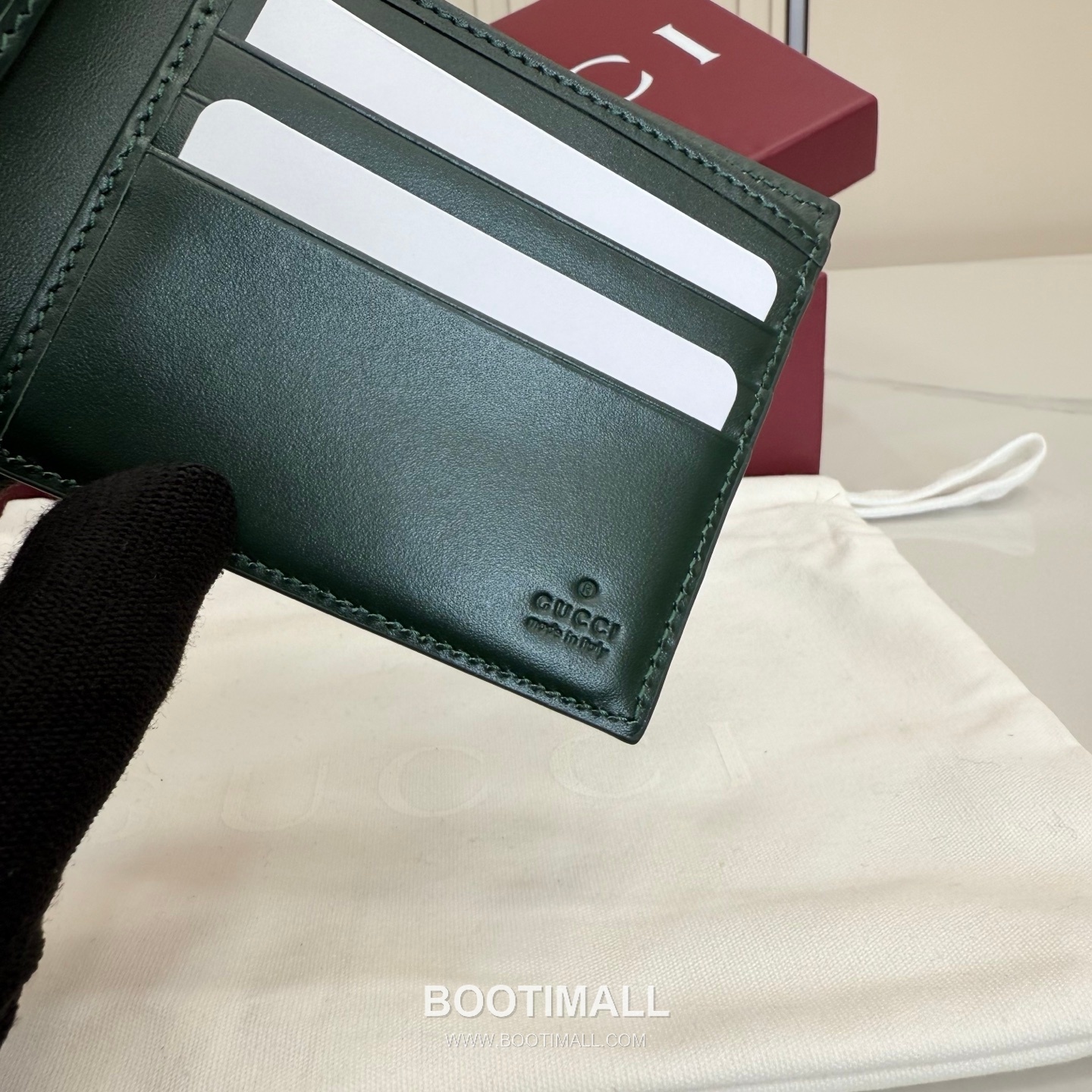 Gucci Double Fold Wallet 768243 GG Supreme Canvas Blue/Green Bifold Wallet 구찌 더블 폴드 반지갑 768243 GG 수프림 캔버스 블루/그린 반지갑 11cm 9