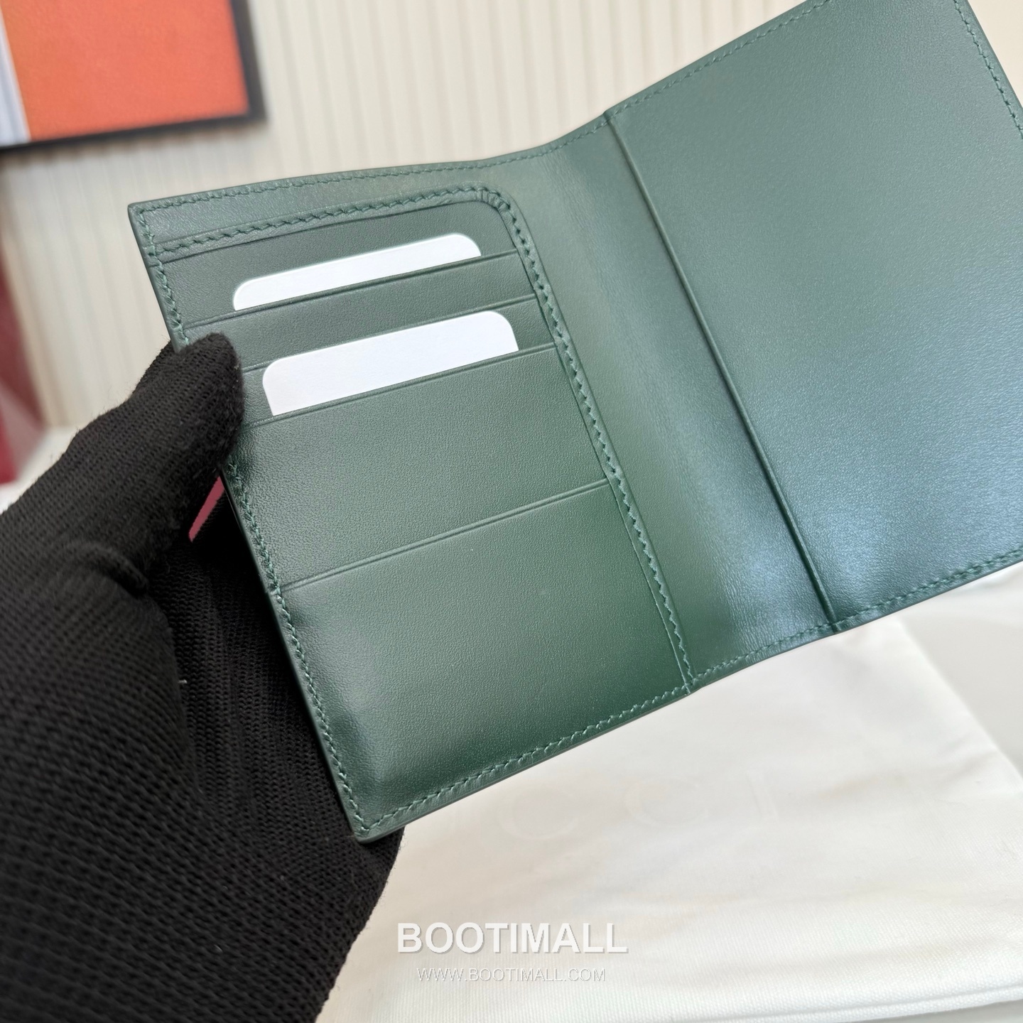 Gucci Passport Holder 795229 GG Supreme Canvas Navy Blue/Green Passport Holder 구찌 패스포트 홀더 795229 GG 수프림 캔버스 네이비 블루/그린 여권 케이스 13.5cm 9