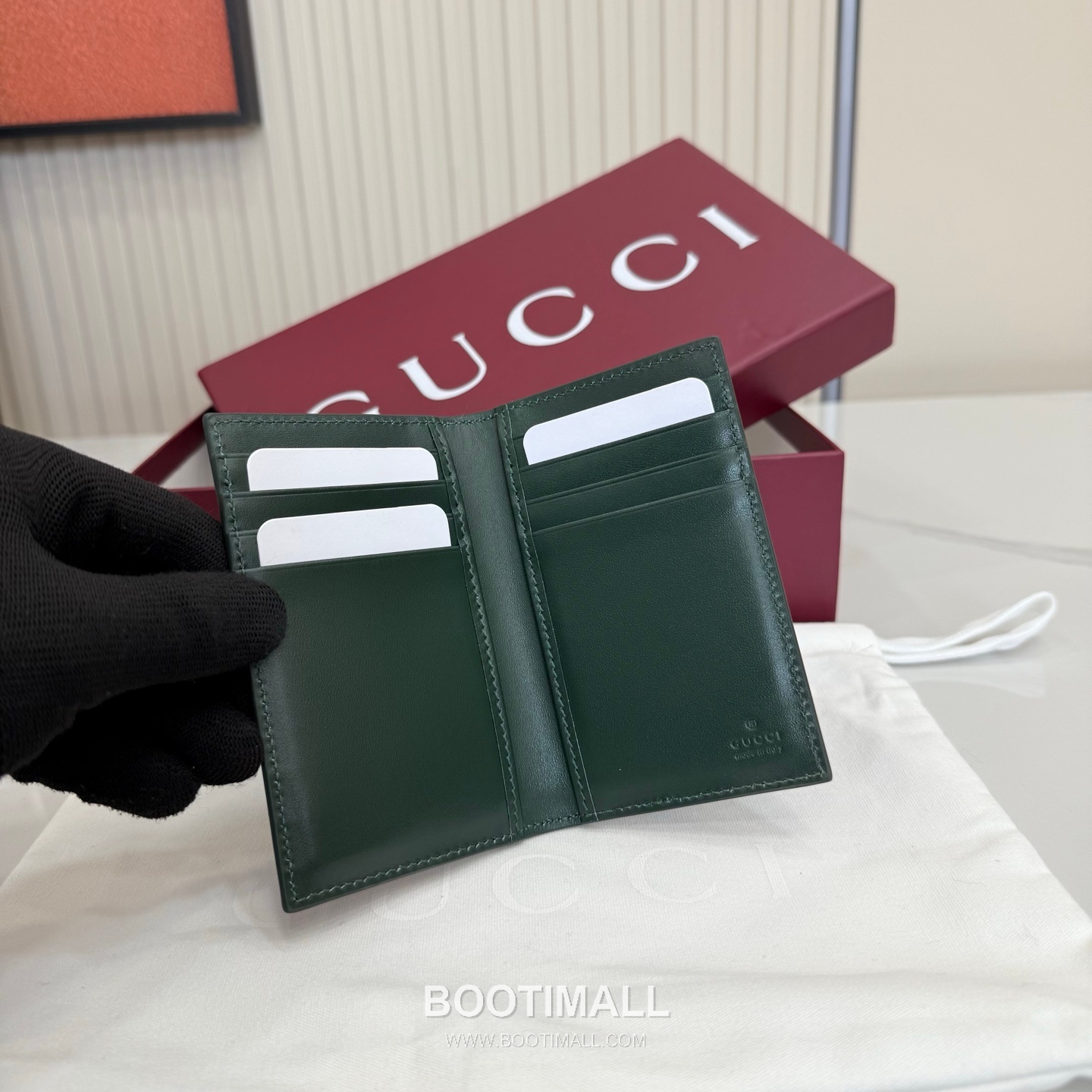 Gucci 768249 GG Supreme Canvas Blue/Green Card Holder 구찌 768249 GG 수프림 캔버스 블루/그린 카드홀더 12cm 7