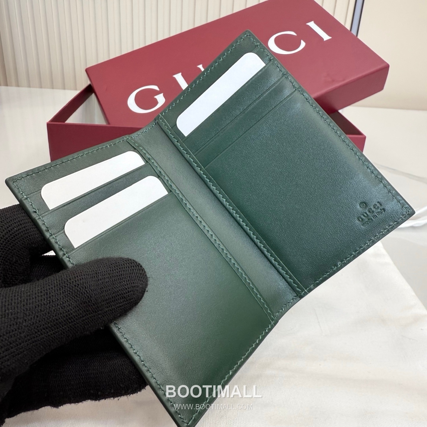 Gucci 768249 GG Supreme Canvas Blue/Green Card Holder 구찌 768249 GG 수프림 캔버스 블루/그린 카드홀더 12cm 9