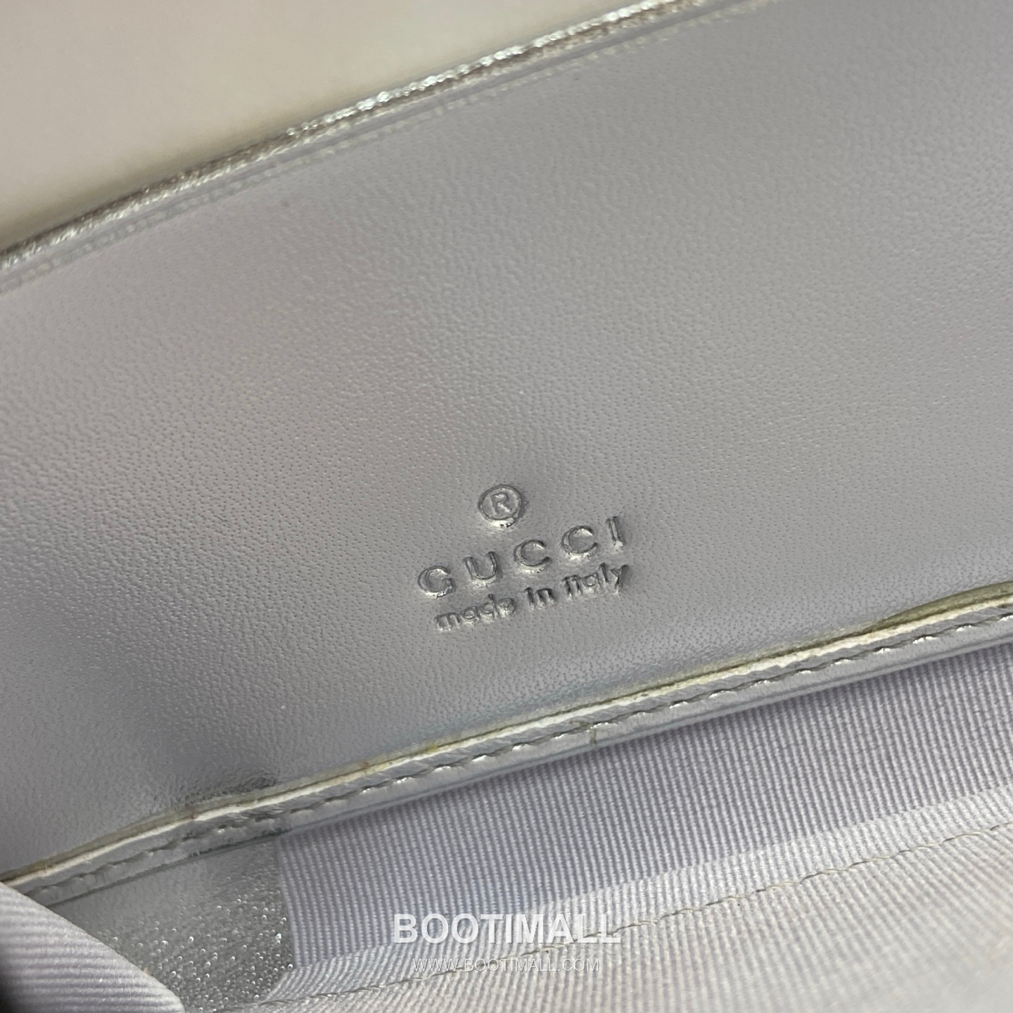 Gucci GG Emblem Mini Wallet 819122 GG Canvas Apricot Silver Compact Wallet 구찌 GG 엠블럼 미니 지갑 819122 GG 캔버스 애프리콧 실버 반지갑 19cm 9