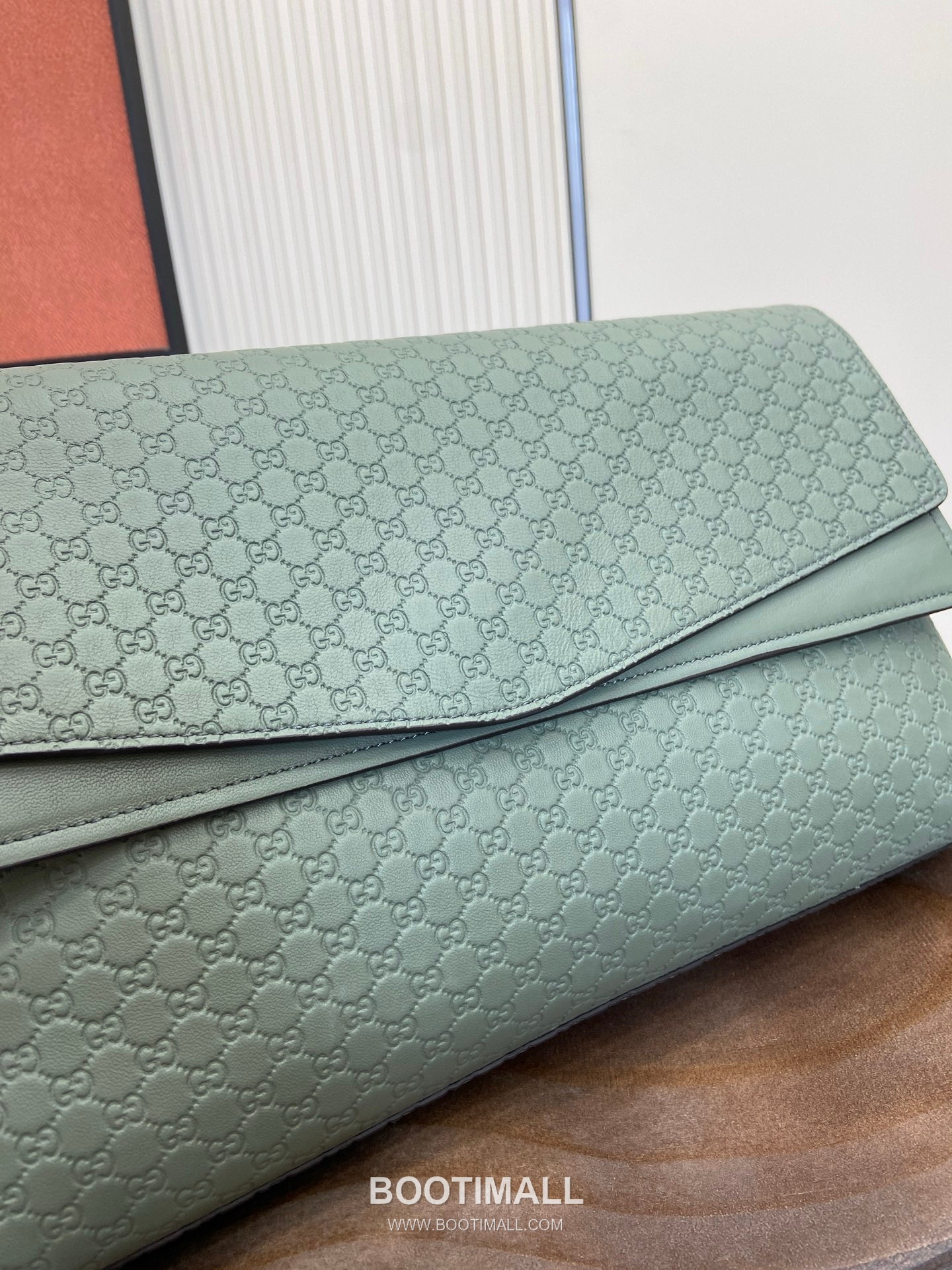 GG Marmont Large Shoulder Bag 857362 Embossed Leather Gray Green Shoulder Bag GG 마몽 라지 숄더백 857362 엠보싱 레더 그레이 그린 숄더백 36cm 6