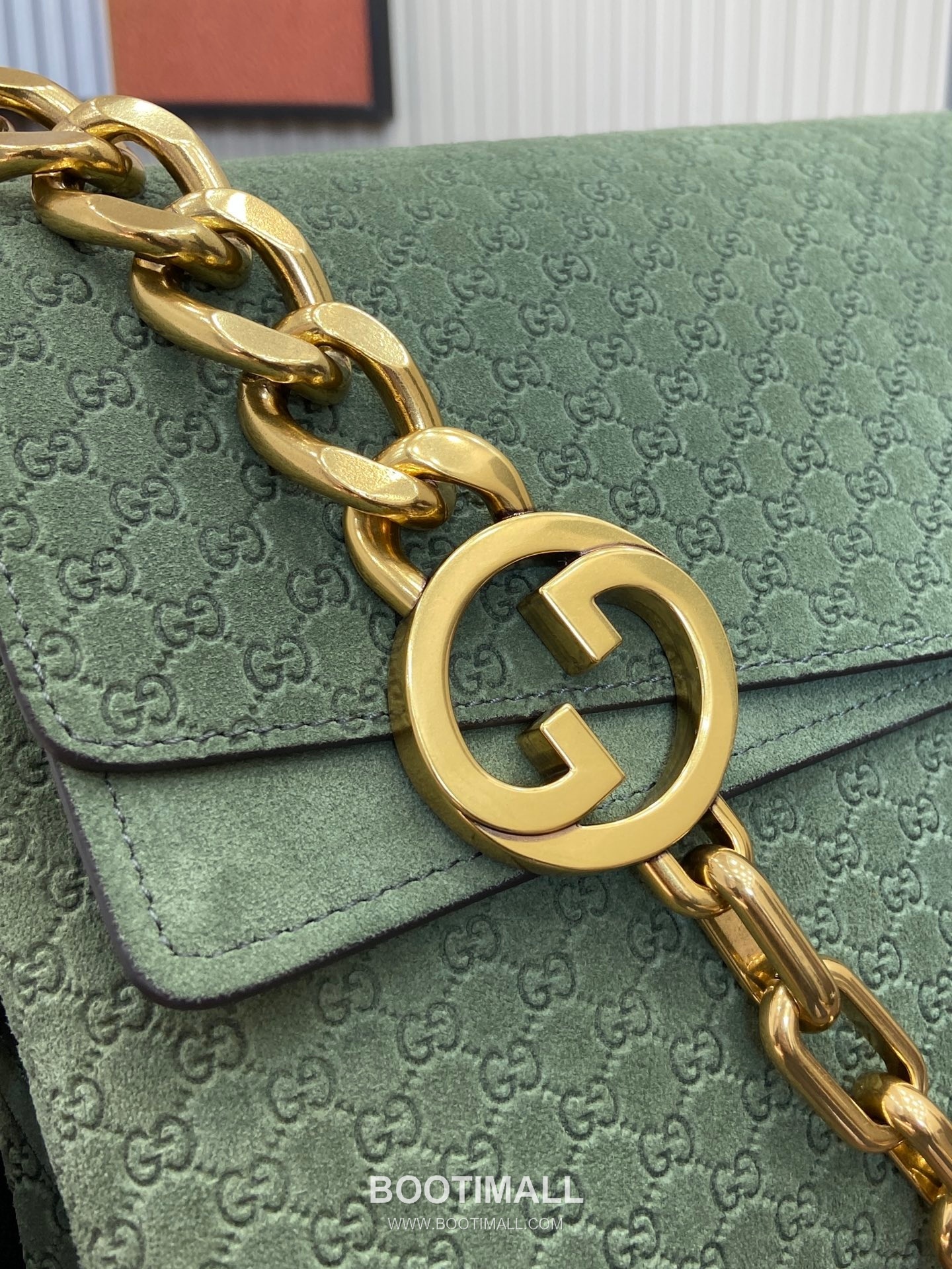 Gucci GG Marmont Large Shoulder Bag 857362 GG Velvet with Embossed Leather Brown Shoulder Bag 구찌 GG 마몽 라지 숄더백 857362 GG 벨벳 위드 엠보싱 레더 브라운 숄더백 36cm 6
