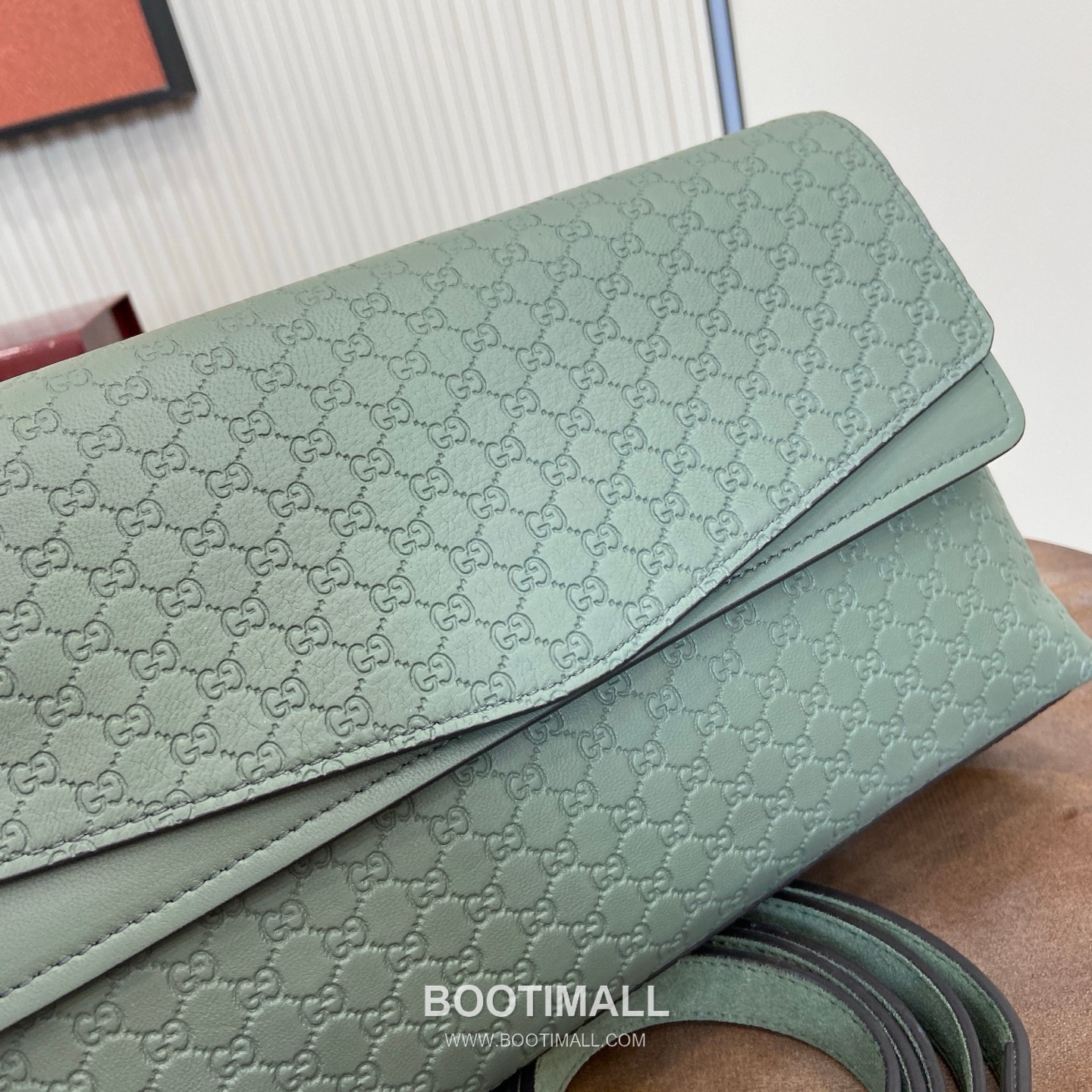 GG Marmont Matelassé 857622 Matelassé Leather Gray Green Shoulder Bag GG 마몽 마틀라세 857622 마틀라세 레더 그레이 그린 숄더백 28cm 6