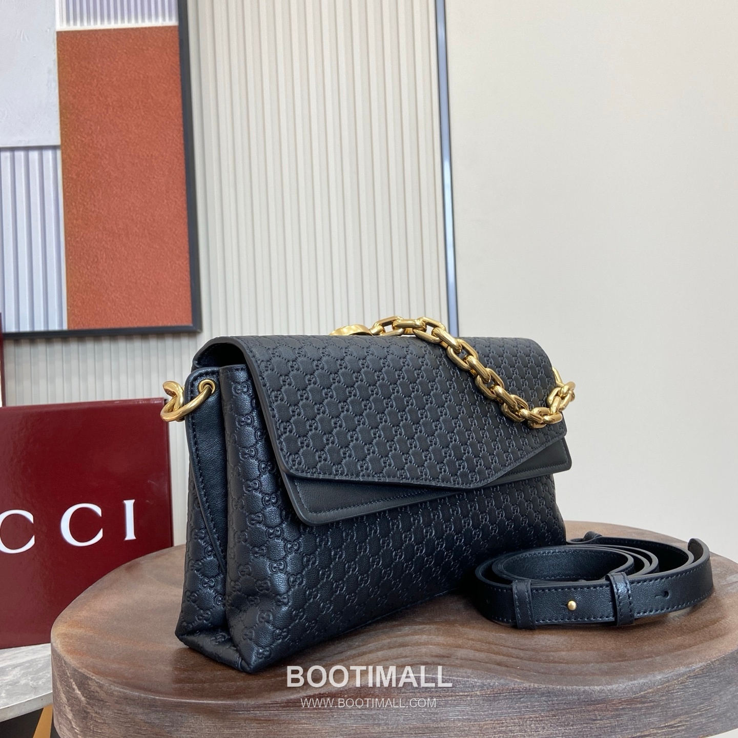 GG Marmont 857622 Embossed Leather Beige Shoulder Bag GG 마몽 857622 엠보싱 레더 베이지 숄더백 28cm 3