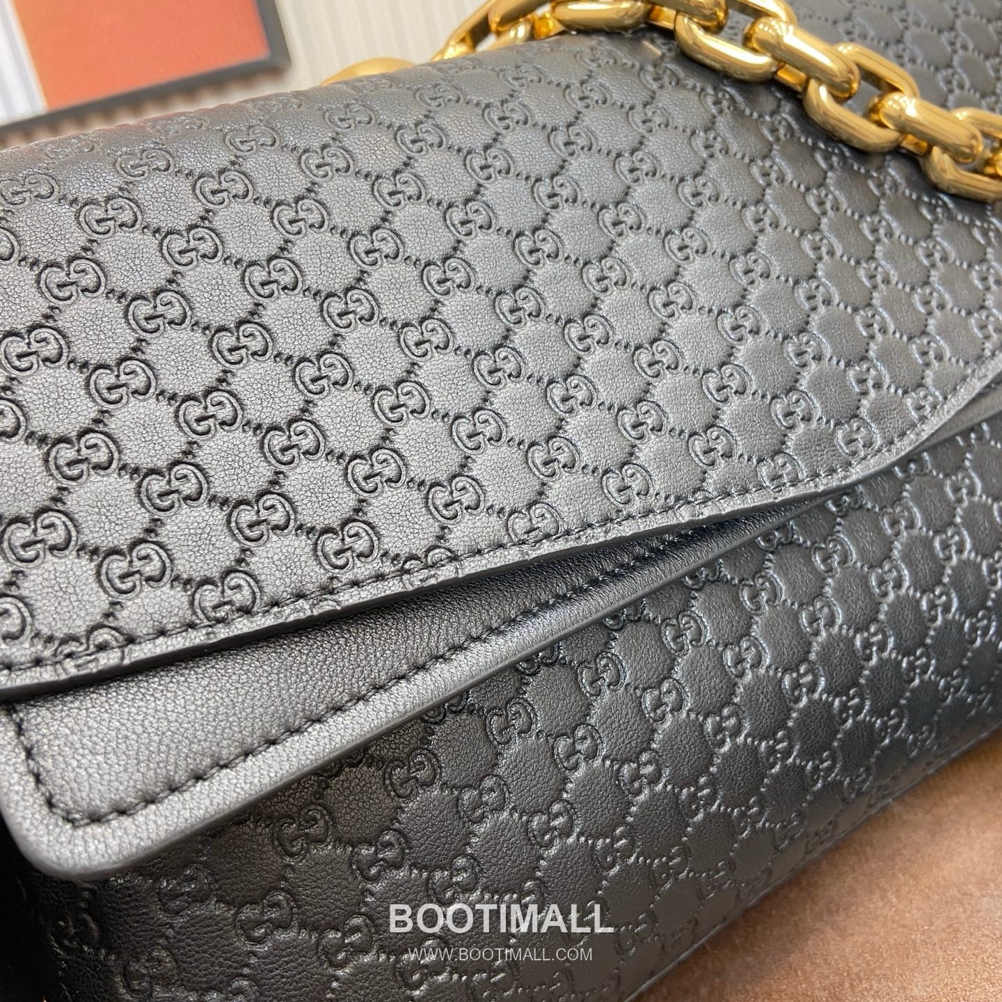 GG Marmont 857622 Embossed Leather Beige Shoulder Bag GG 마몽 857622 엠보싱 레더 베이지 숄더백 28cm 5