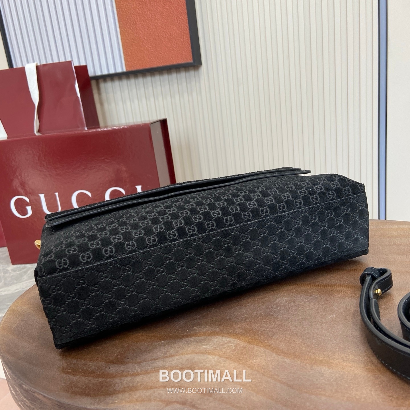 GG Marmont Small Shoulder Bag 857622 GG Supreme Canvas with Embossed Leather Beige Shoulder Bag GG 마몽 스몰 숄더백 857622 GG 수프림 캔버스 & 엠보싱 레더 베이지 숄더백 28cm 5