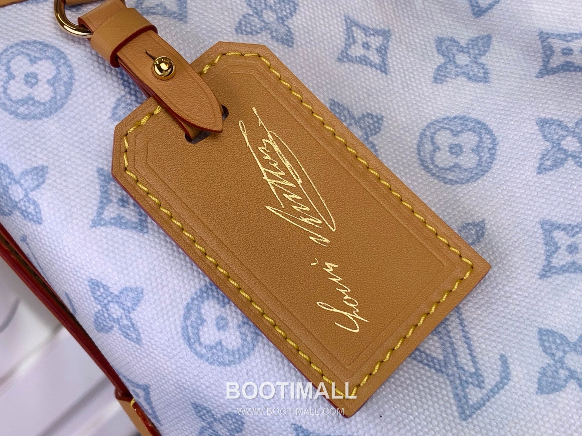 Louis Vuitton Carryall Small Monogram Origine Bleu Courrier Canvas Blue Tote Bag 루이비통 캐리올 스몰 M27532 모노그램 오리진 블루 쿠리에 캔버스 블루 토트백 29cm 5