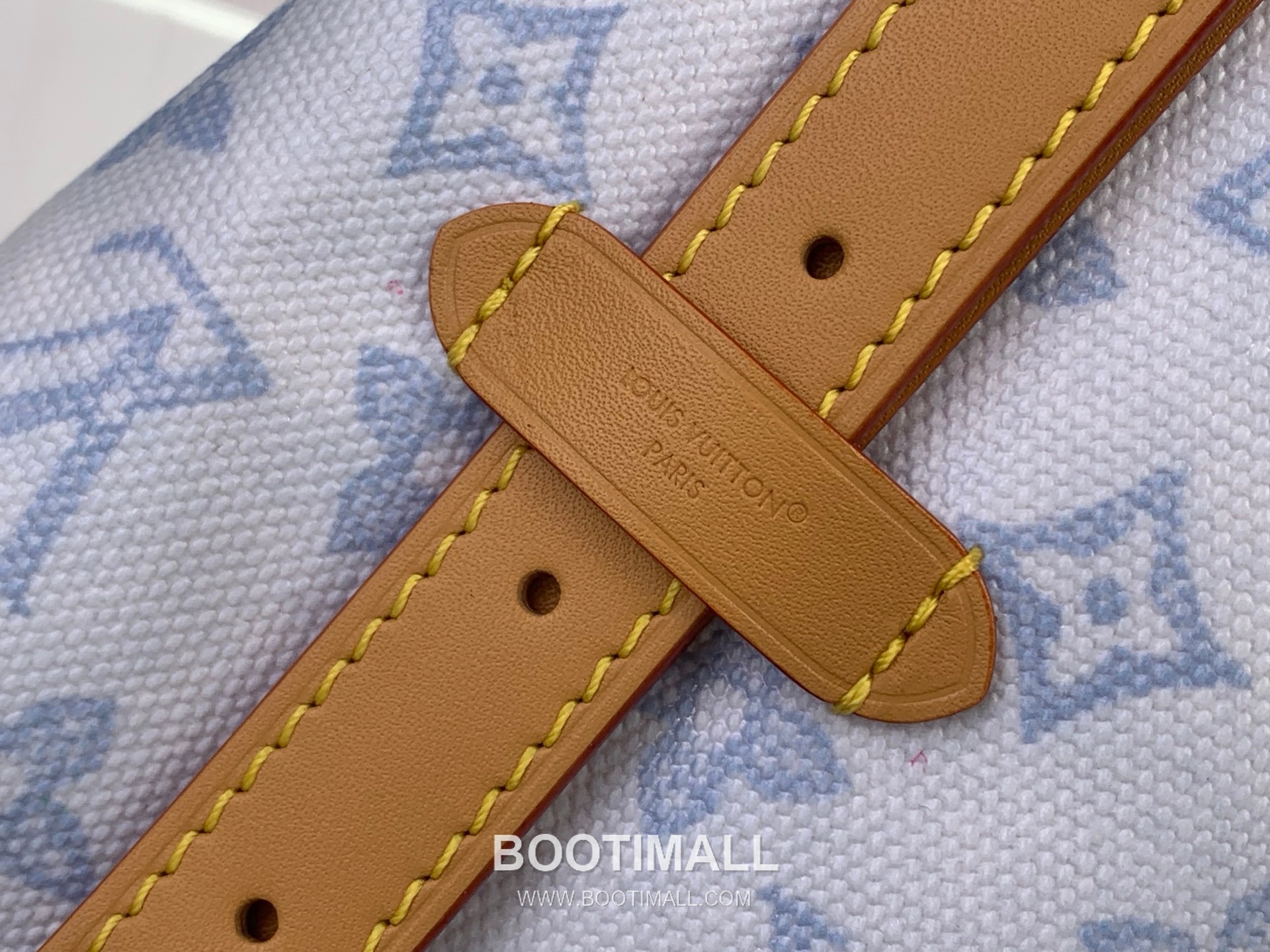 Louis Vuitton Carryall Small Monogram Origine Bleu Courrier Canvas Blue Tote Bag 루이비통 캐리올 스몰 M27532 모노그램 오리진 블루 쿠리에 캔버스 블루 토트백 29cm 11