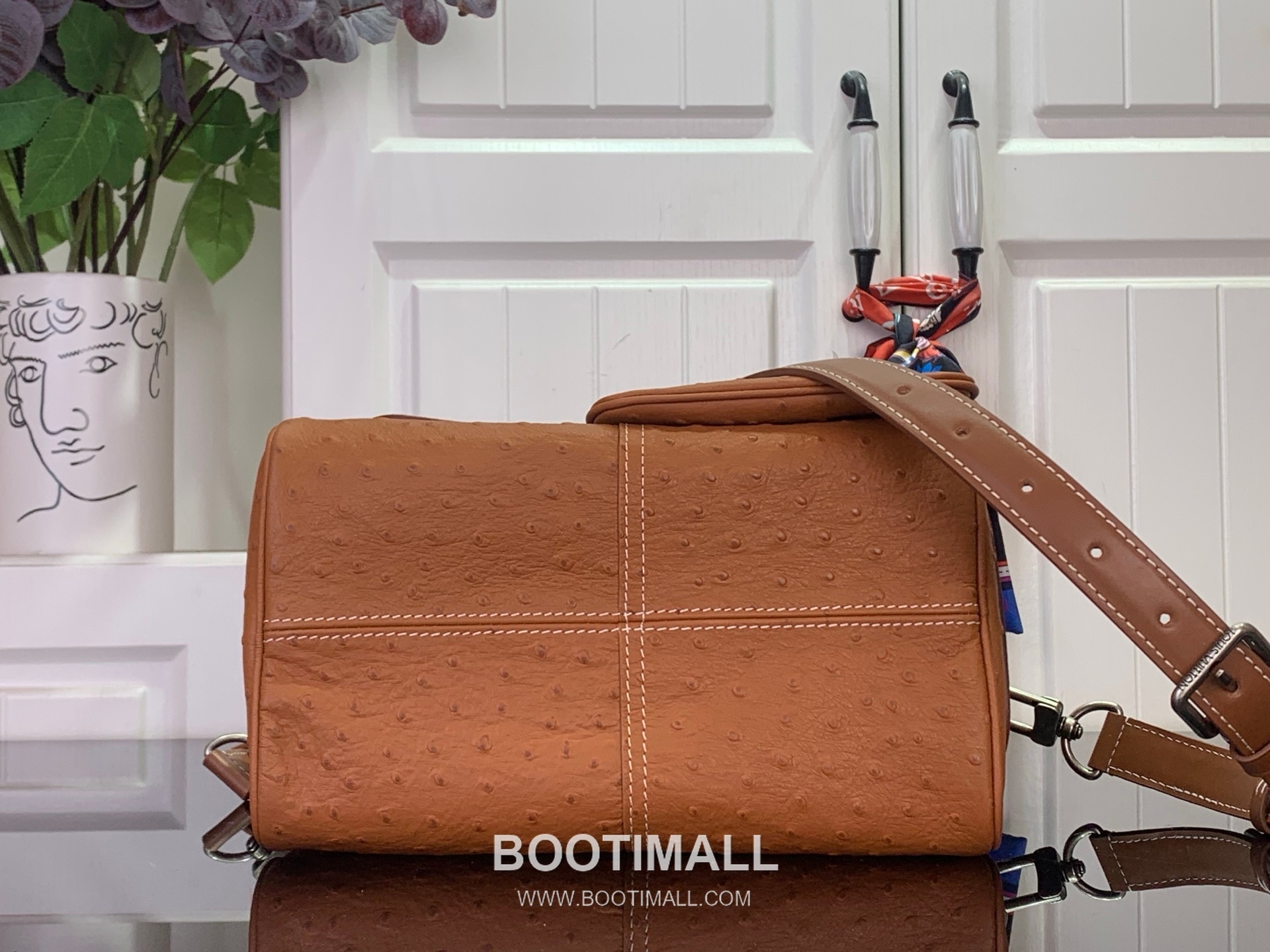 Louis Vuitton Speedy Bandoulière 25 Ostrich Leather Brown Shoulder Bag 루이비통 스피디 반둘리에르 25 M89119 오스트리치 레더 브라운 숄더백 25cm 11