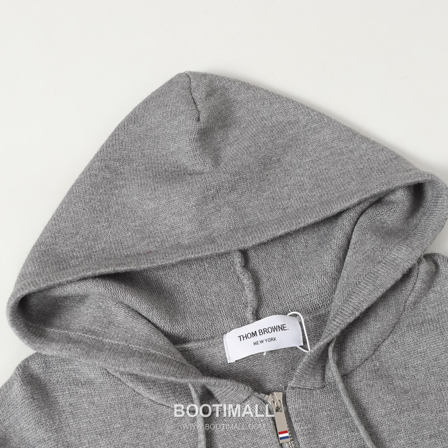 Thom Browne 4-Bar Sailboat Zip-Up Cardigan Wool Blend 톰브라운 4바 세일보트 집업 카디건 울 혼방 그레이 9