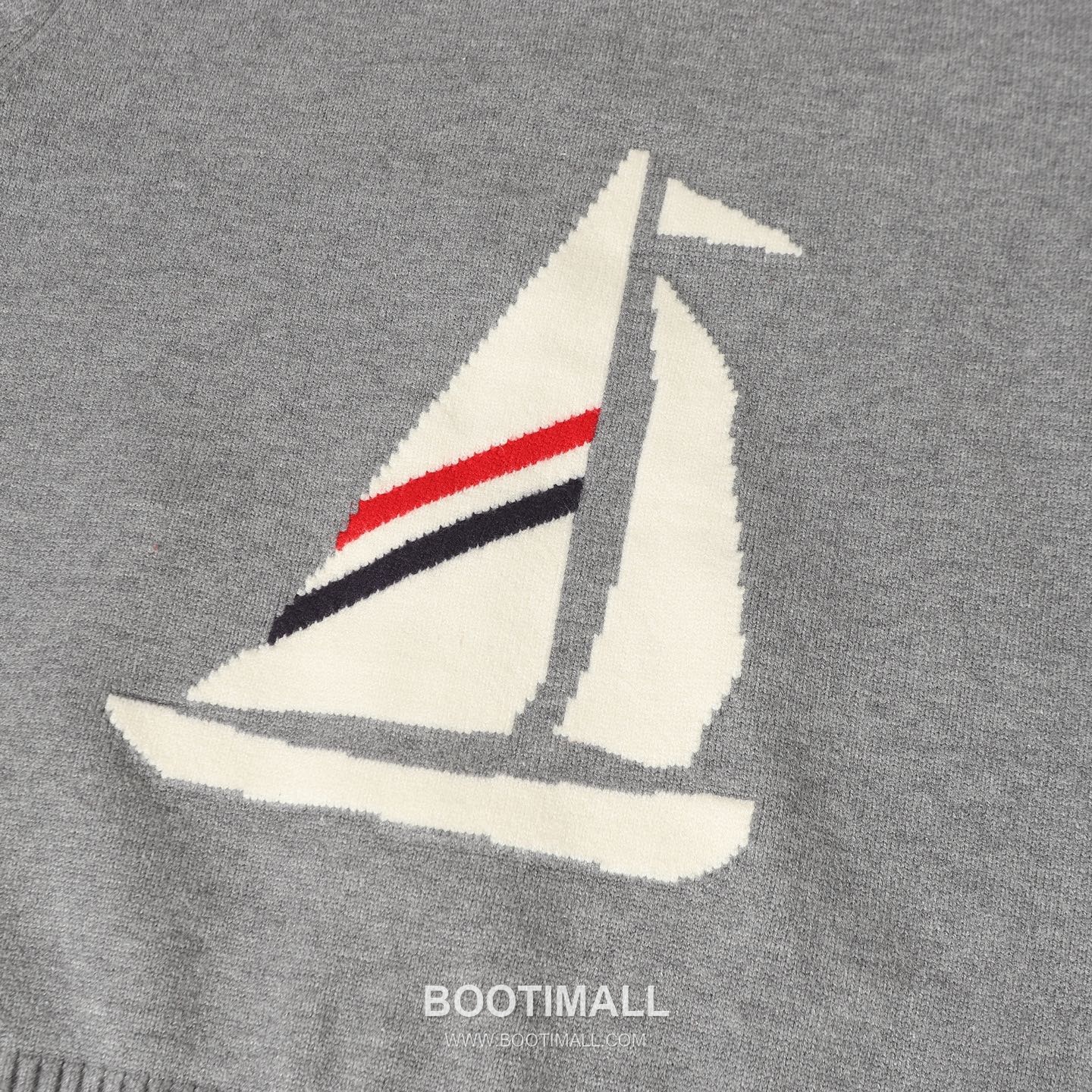 Thom Browne 4-Bar Sailboat Zip-Up Cardigan Wool Blend 톰브라운 4바 세일보트 집업 카디건 울 혼방 그레이 10