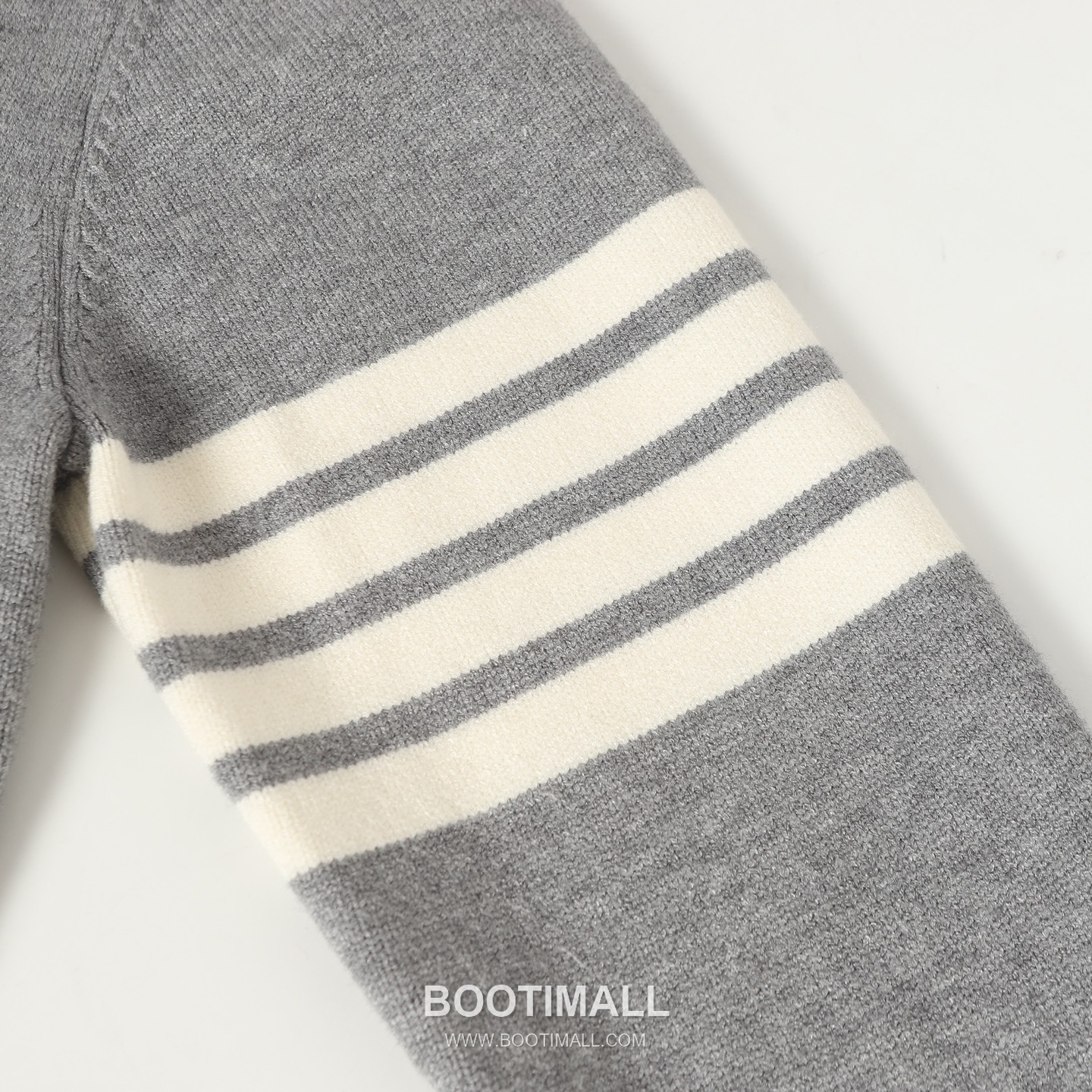 Thom Browne 4-Bar Sailboat Zip-Up Cardigan Wool Blend 톰브라운 4바 세일보트 집업 카디건 울 혼방 그레이 20