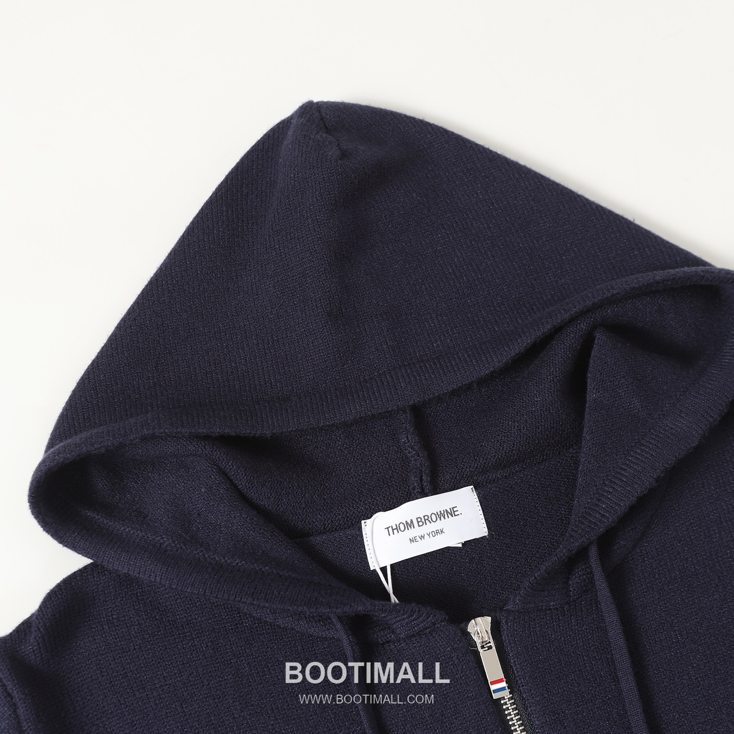 Thom Browne 4-Bar Sailboat Zip-Up Cardigan Wool Blend Navy / Gray Cardigan 톰브라운 4바 세일보트 집업 카디건 울 혼방 네이비 / 그레이 카디건 -2 7