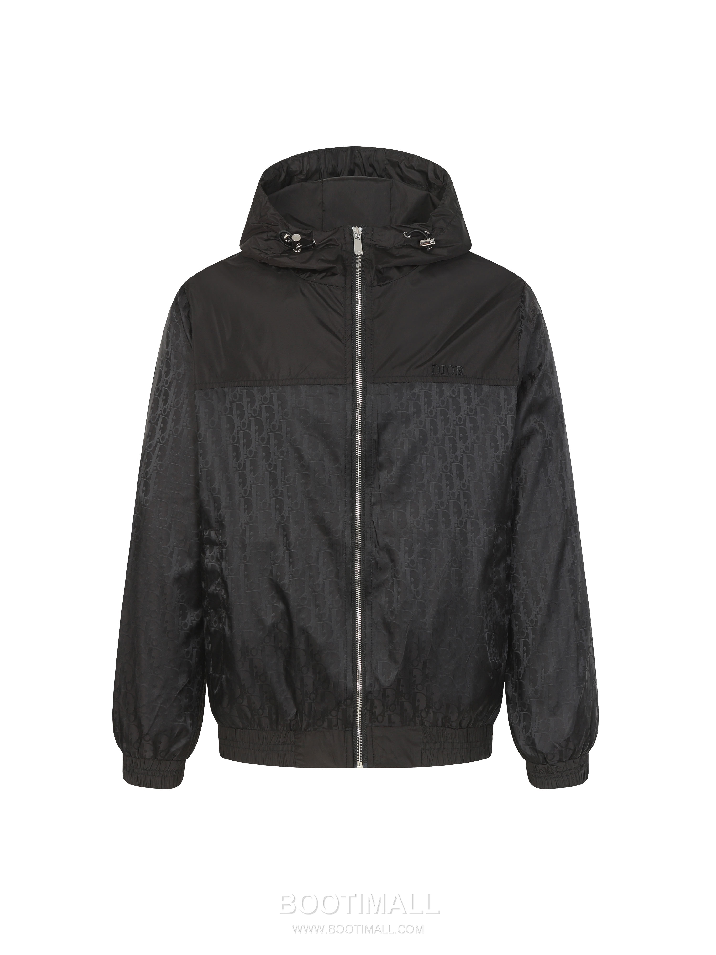 Dior Oblique Logo All-Over Print Color Block Hooded Jacket Polyester Blend Black Jacket 디올 오블리크 로고 올오버 프린트 컬러 블록 후드 자켓 폴리에스터 혼방 블랙 자켓 S, M, L, XL 10