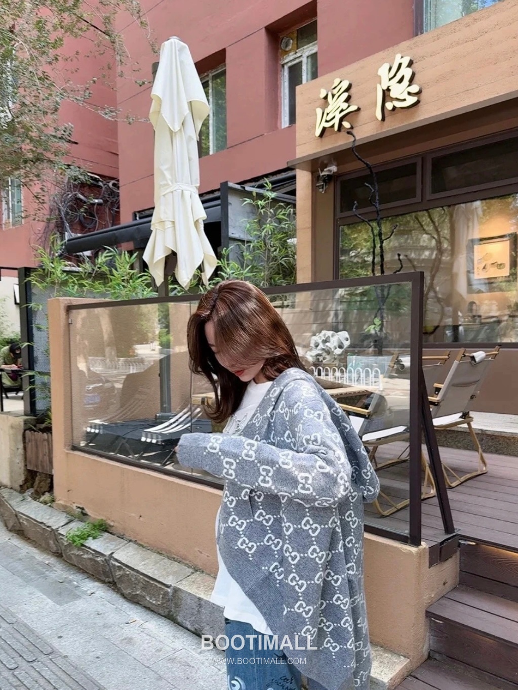 Gucci GG Reversible Wool Zip-Up Hoodie Cashmere Navy Gray Hoodie 구찌 GG 리버서블 울 집업 후드 캐시미어 네이비 그레이 후드 S, M, L, XL 6