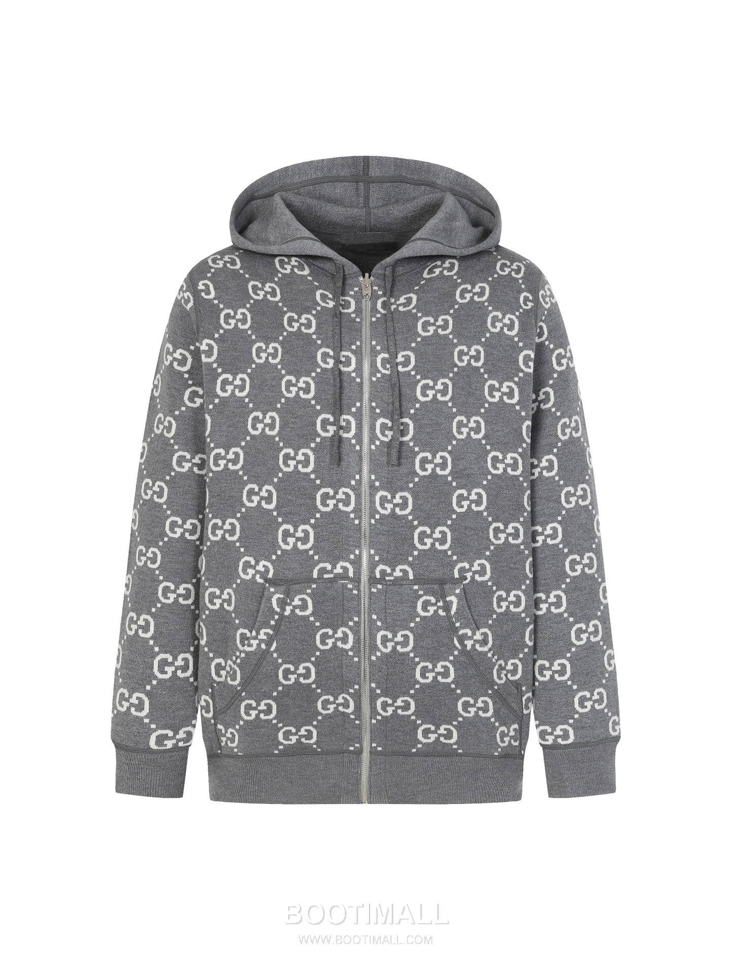 Gucci GG Reversible Wool Zip-Up Hoodie Cashmere Navy Gray Hoodie 구찌 GG 리버서블 울 집업 후드 캐시미어 네이비 그레이 후드 S, M, L, XL 7