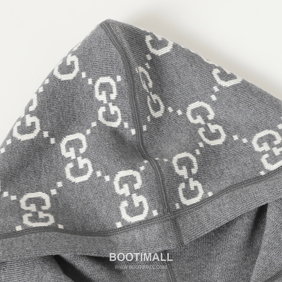 Gucci GG Reversible Wool Zip-Up Hoodie Cashmere Navy Gray Hoodie 구찌 GG 리버서블 울 집업 후드 캐시미어 네이비 그레이 후드 S, M, L, XL 9