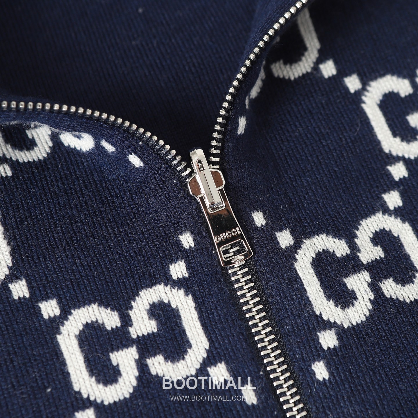 Gucci GG Reversible Wool Zip-Up Hoodie Cashmere Navy Gray Hoodie 구찌 GG 리버서블 울 집업 후드 캐시미어 네이비 그레이 후드 11