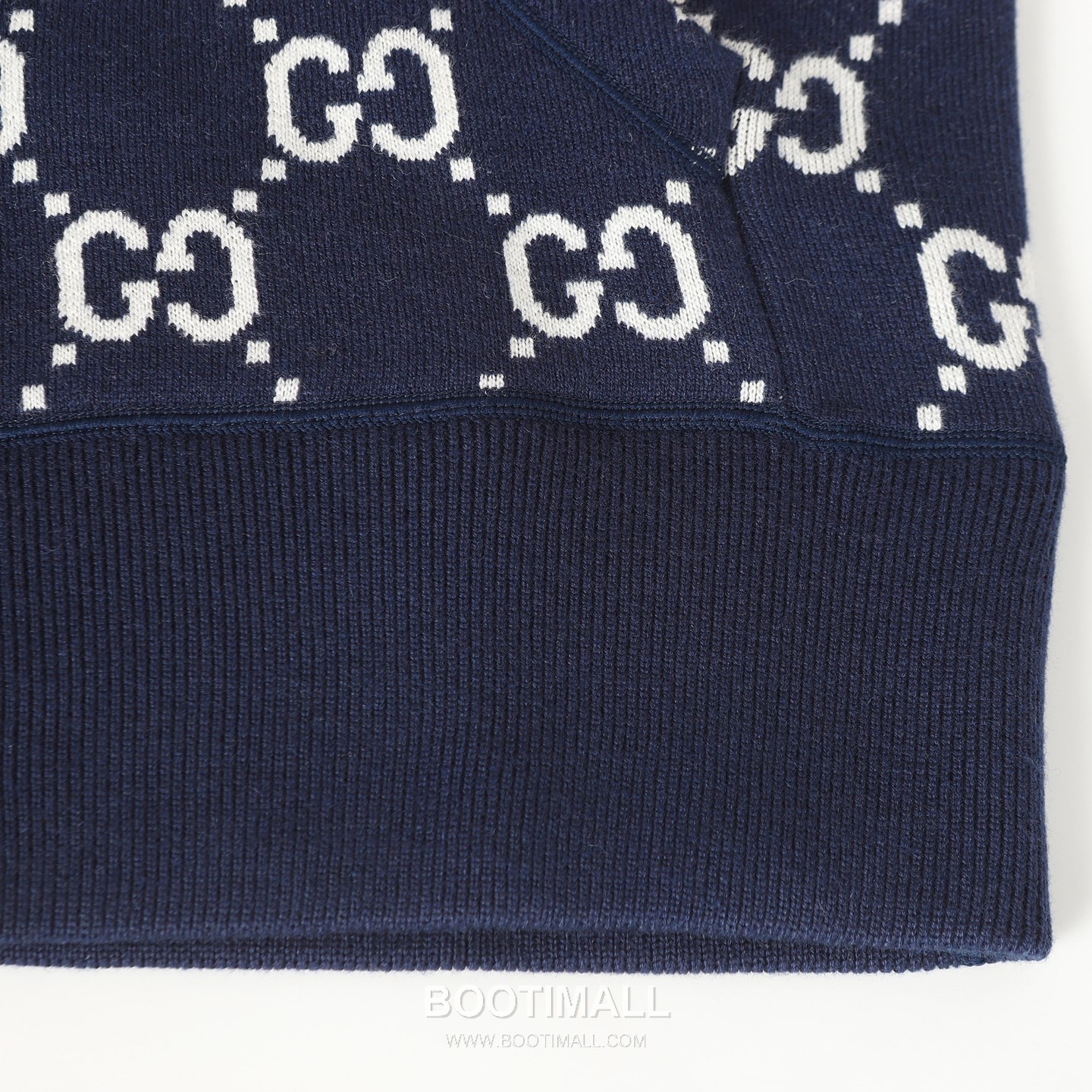 Gucci GG Reversible Wool Zip-Up Hoodie Cashmere Navy Gray Hoodie 구찌 GG 리버서블 울 집업 후드 캐시미어 네이비 그레이 후드 13