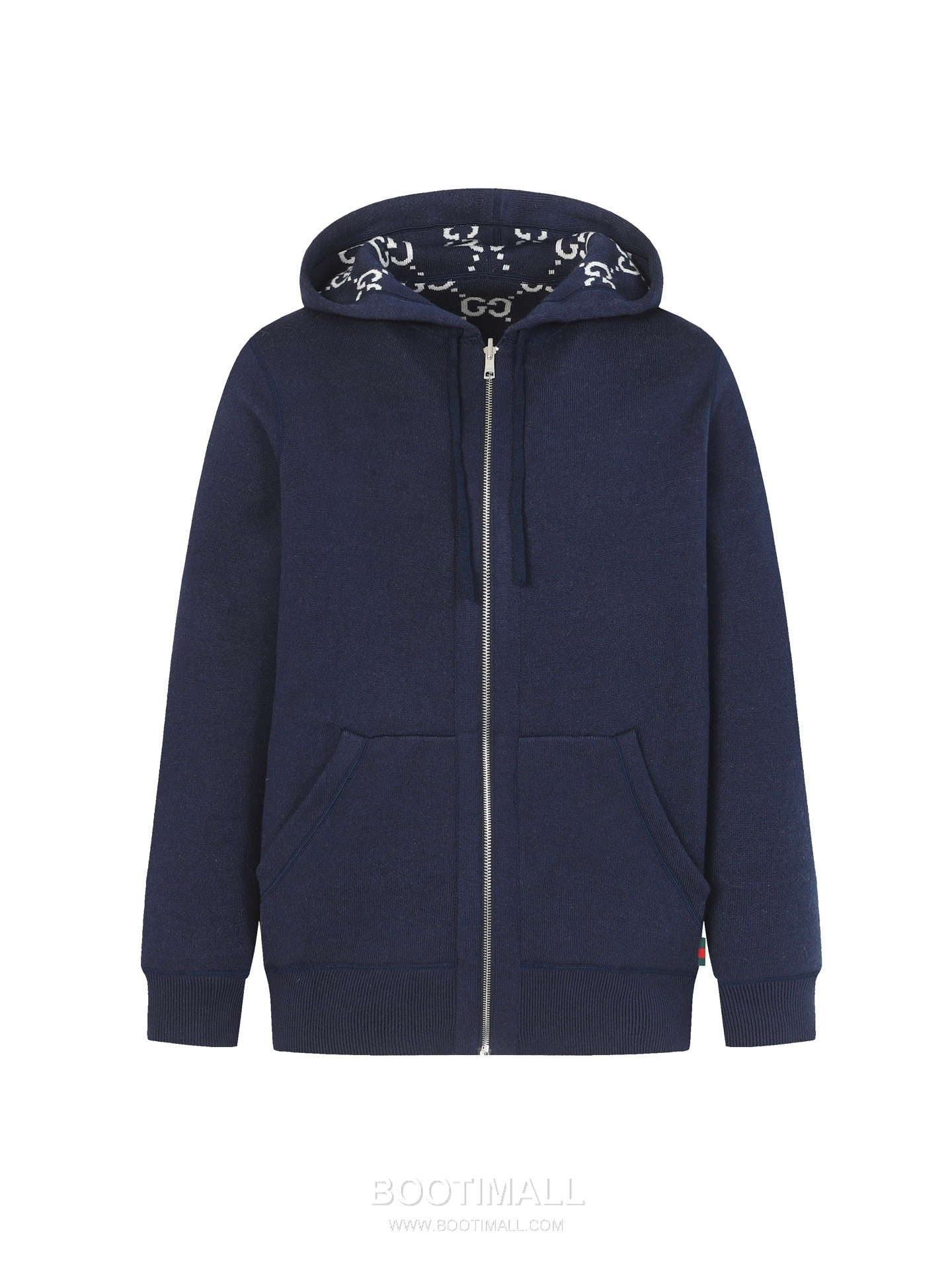 Gucci GG Reversible Wool Zip-Up Hoodie Cashmere Navy Gray Hoodie 구찌 GG 리버서블 울 집업 후드 캐시미어 네이비 그레이 후드 18