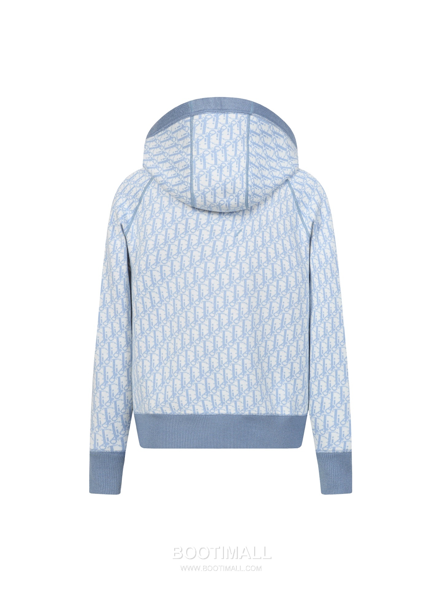 Dior Double-Faced Jacquard Cashmere Knit Hoodie Cashmere Blend Blue Hoodie 디올 더블 페이스 자카드 캐시미어 니트 후드 캐시미어 블렌드 블루 후드 S, M, L 6