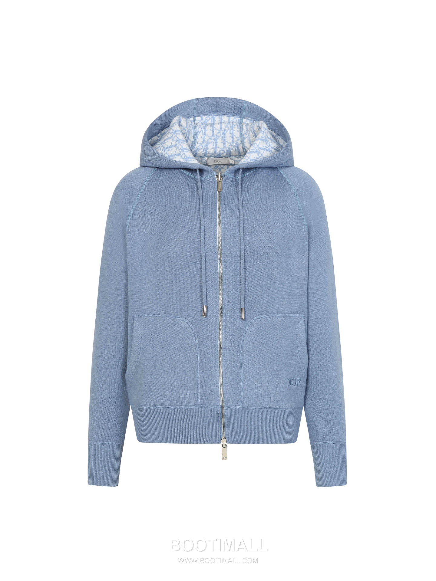 Dior Double-Faced Jacquard Cashmere Knit Hoodie Cashmere Blend Blue Hoodie 디올 더블 페이스 자카드 캐시미어 니트 후드 캐시미어 블렌드 블루 후드 S, M, L 14