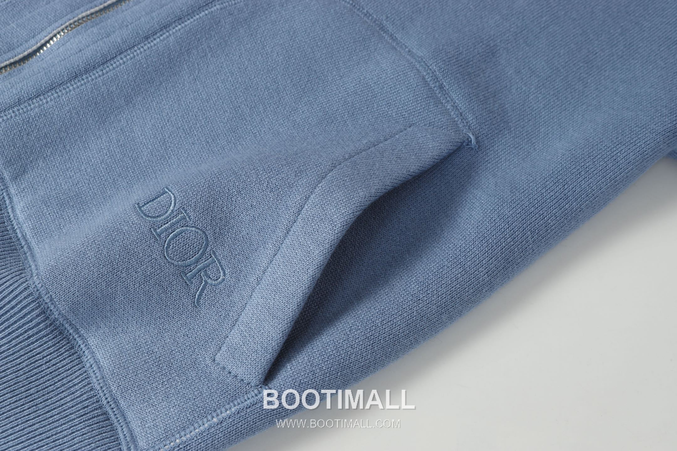 Dior Double-Faced Jacquard Cashmere Knit Hoodie Cashmere Blend Blue Hoodie 디올 더블 페이스 자카드 캐시미어 니트 후드 캐시미어 블렌드 블루 후드 S, M, L 20