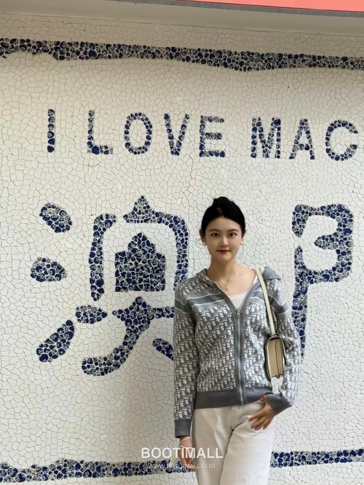 Dior Reversible Cashmere Knit Hooded Jacket Cashmere Blend Knit Light Gray Hoodie 디올 리버서블 캐시미어 니트 후드 집업 캐시미어 블렌드 니트 라이트 그레이 후드 S, M, L 9