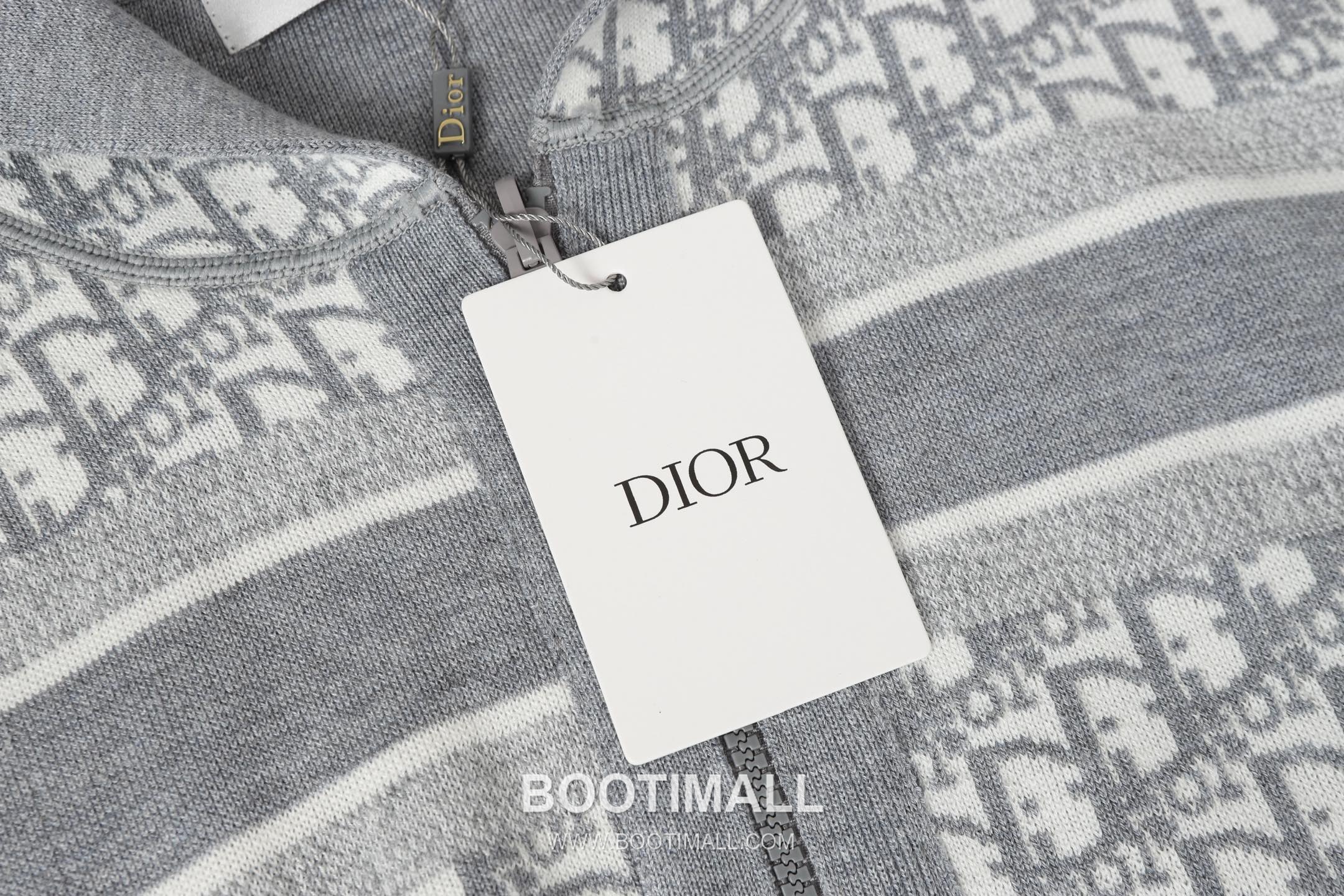 Dior Reversible Cashmere Knit Hooded Jacket Cashmere Blend Knit Light Gray Hoodie 디올 리버서블 캐시미어 니트 후드 집업 캐시미어 블렌드 니트 라이트 그레이 후드 S, M, L 13