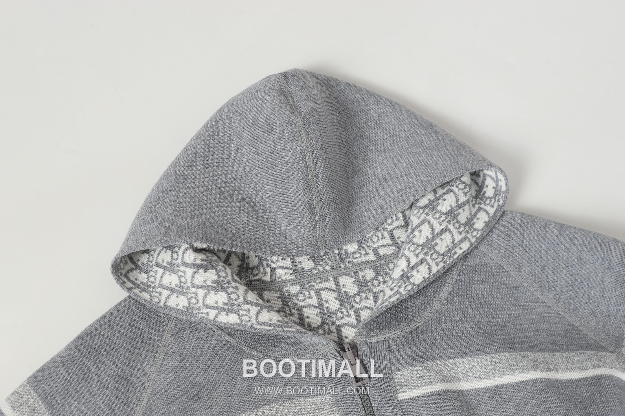 Dior Reversible Cashmere Knit Hooded Jacket Cashmere Blend Knit Light Gray Hoodie 디올 리버서블 캐시미어 니트 후드 집업 캐시미어 블렌드 니트 라이트 그레이 후드 S, M, L 21