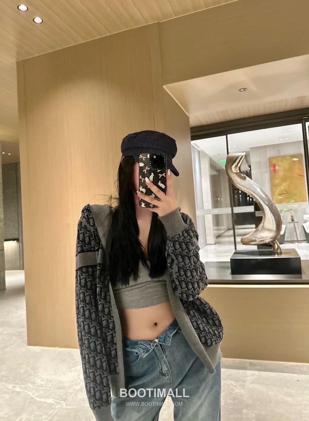 Dior Oblique Double-Faced Cashmere Knit Hooded Jacket Cashmere Blend Knit Gray Hoodie 디올 오블리크 더블페이스 캐시미어 니트 후드 자켓 캐시미어 블렌드 니트 그레이 후드 S, M, L 6