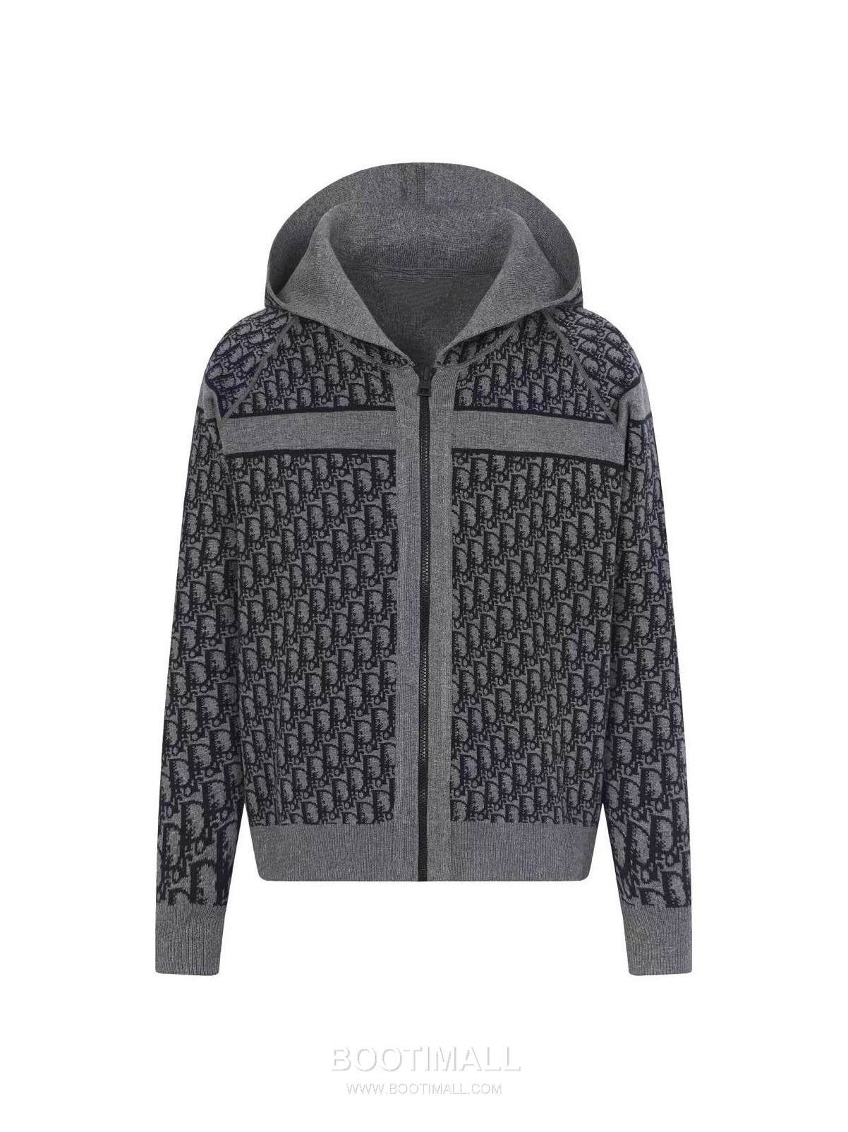 Dior Oblique Double-Faced Cashmere Knit Hooded Jacket Cashmere Blend Knit Gray Hoodie 디올 오블리크 더블페이스 캐시미어 니트 후드 자켓 캐시미어 블렌드 니트 그레이 후드 S, M, L 9