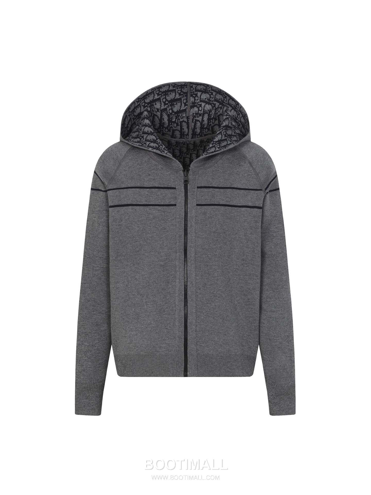 Dior Oblique Double-Faced Cashmere Knit Hooded Jacket Cashmere Blend Knit Gray Hoodie 디올 오블리크 더블페이스 캐시미어 니트 후드 자켓 캐시미어 블렌드 니트 그레이 후드 S, M, L 21