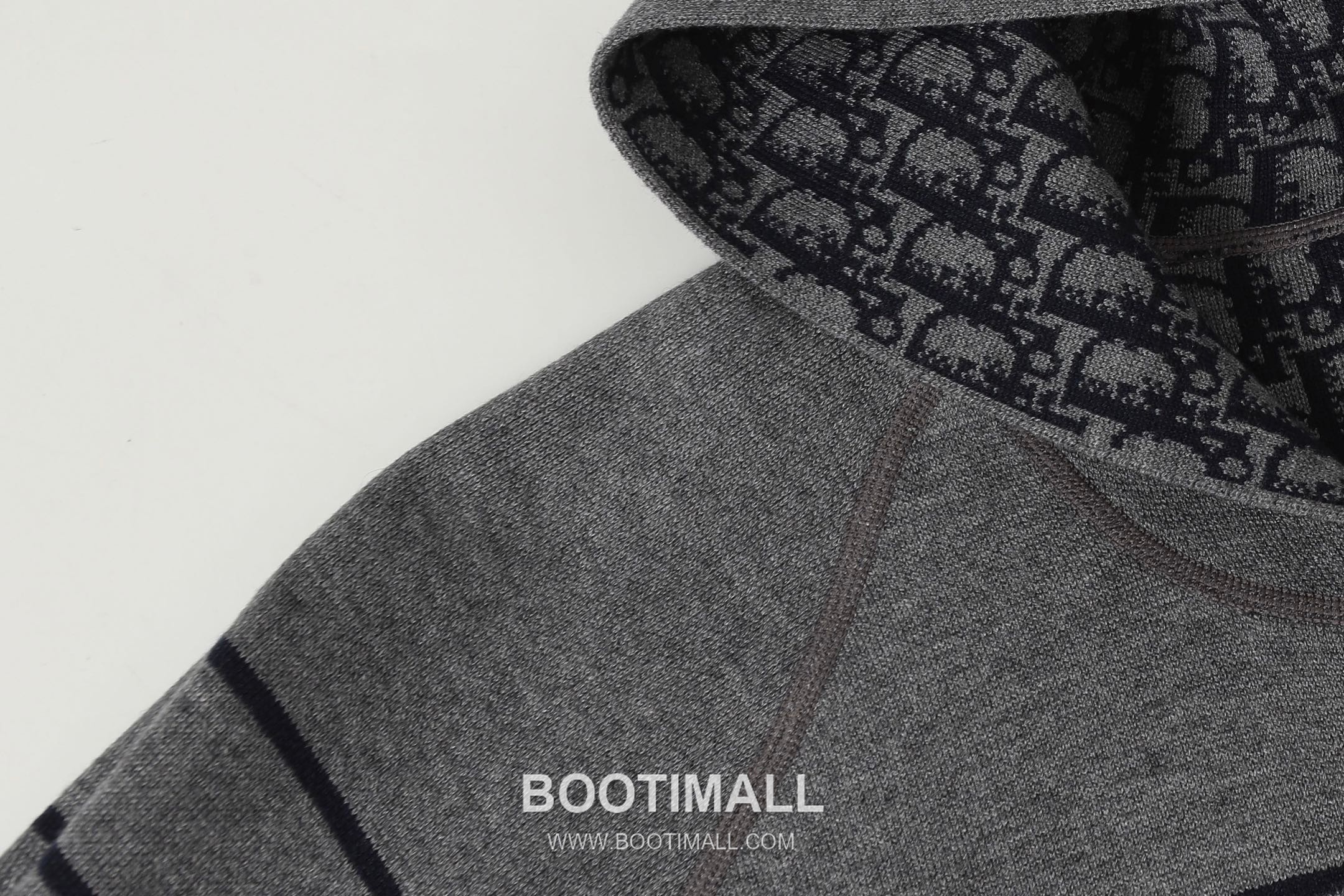 Dior Oblique Double-Faced Cashmere Knit Hooded Jacket Cashmere Blend Knit Gray Hoodie 디올 오블리크 더블페이스 캐시미어 니트 후드 자켓 캐시미어 블렌드 니트 그레이 후드 S, M, L 29