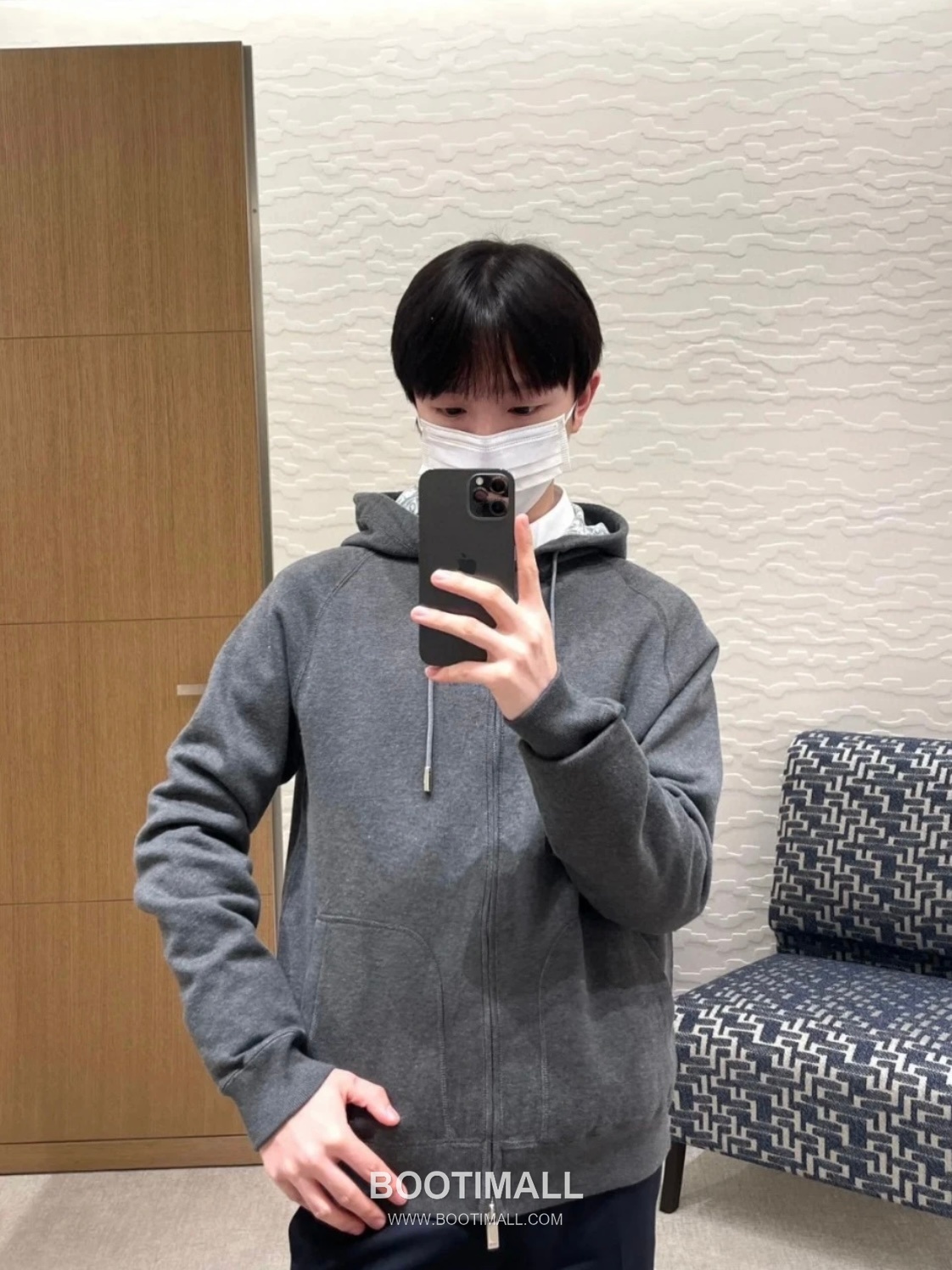 Dior Double-Faced Jacquard Cashmere Knit Hoodie Cashmere Blend Blue Hoodie 디올 더블 페이스 자카드 캐시미어 니트 후드 캐시미어 블렌드 블루 후드 2