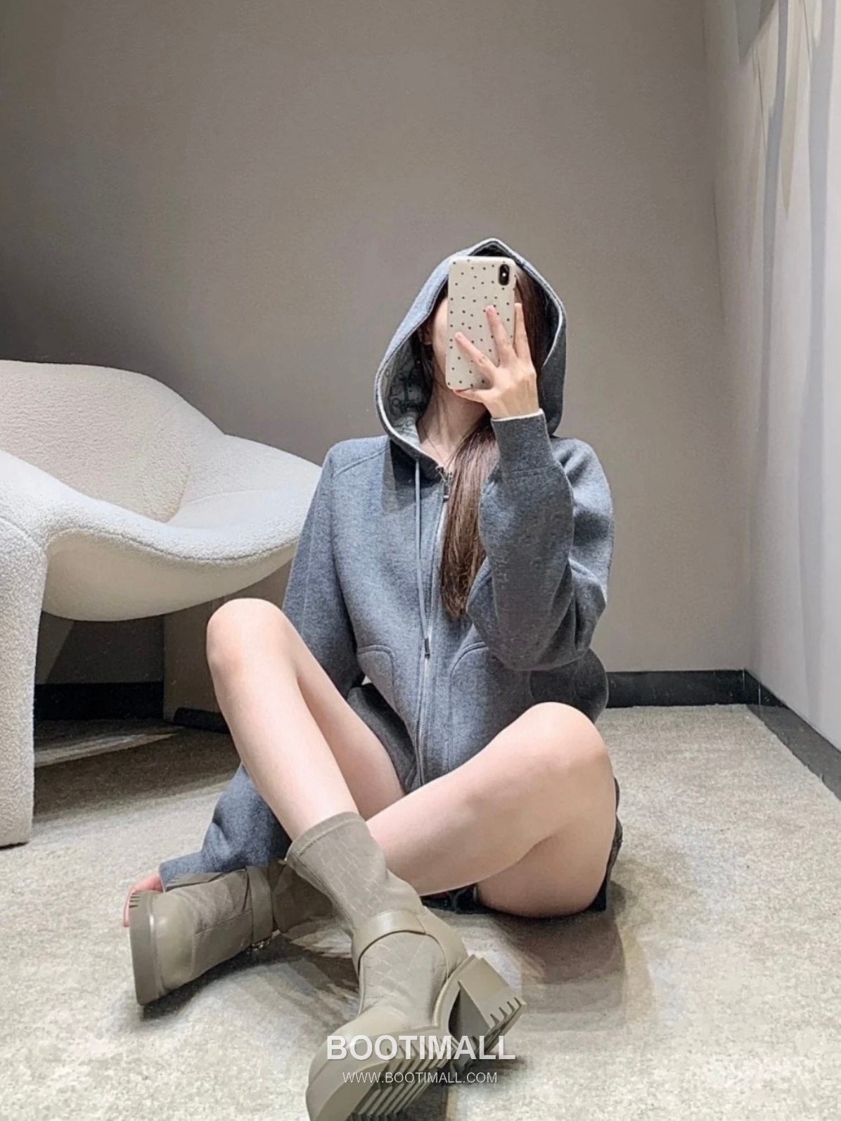 Dior Double-Faced Jacquard Cashmere Knit Hoodie Cashmere Blend Blue Hoodie 디올 더블 페이스 자카드 캐시미어 니트 후드 캐시미어 블렌드 블루 후드 3