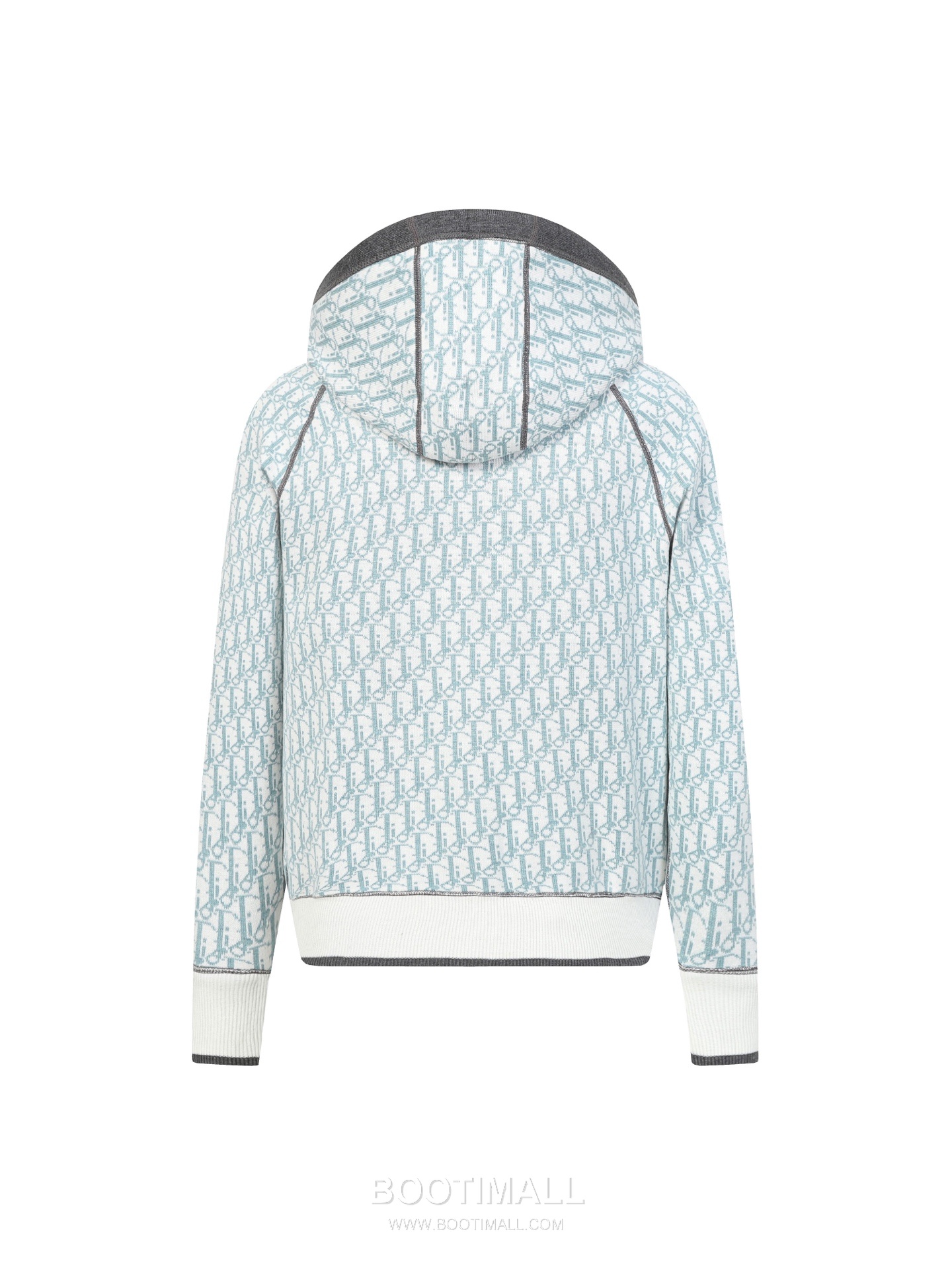 Dior Double-Faced Jacquard Cashmere Knit Hoodie Cashmere Blend Blue Hoodie 디올 더블 페이스 자카드 캐시미어 니트 후드 캐시미어 블렌드 블루 후드 9