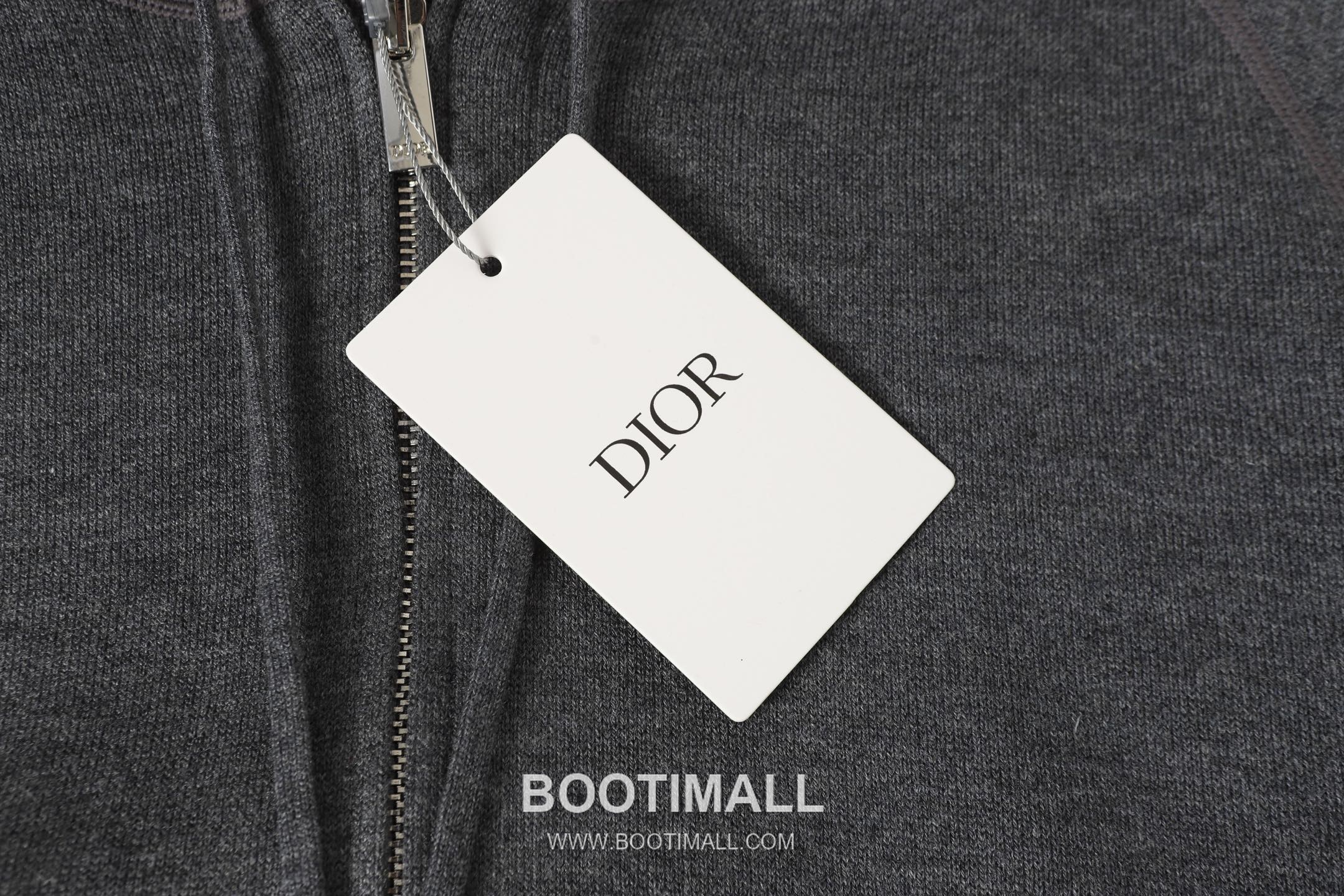 Dior Double-Faced Jacquard Cashmere Knit Hoodie Cashmere Blend Blue Hoodie 디올 더블 페이스 자카드 캐시미어 니트 후드 캐시미어 블렌드 블루 후드 21