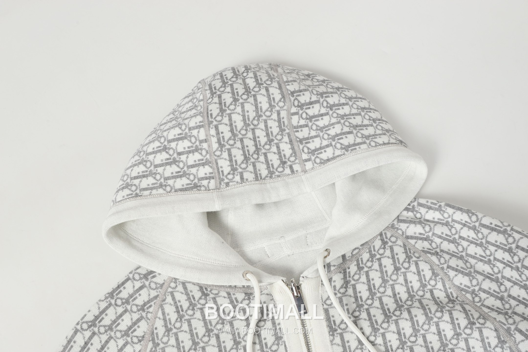 Dior Double-Faced Jacquard Cashmere Knit Hoodie Cashmere Blend Blue Hoodie 디올 더블 페이스 자카드 캐시미어 니트 후드 캐시미어 블렌드 블루 후드 8