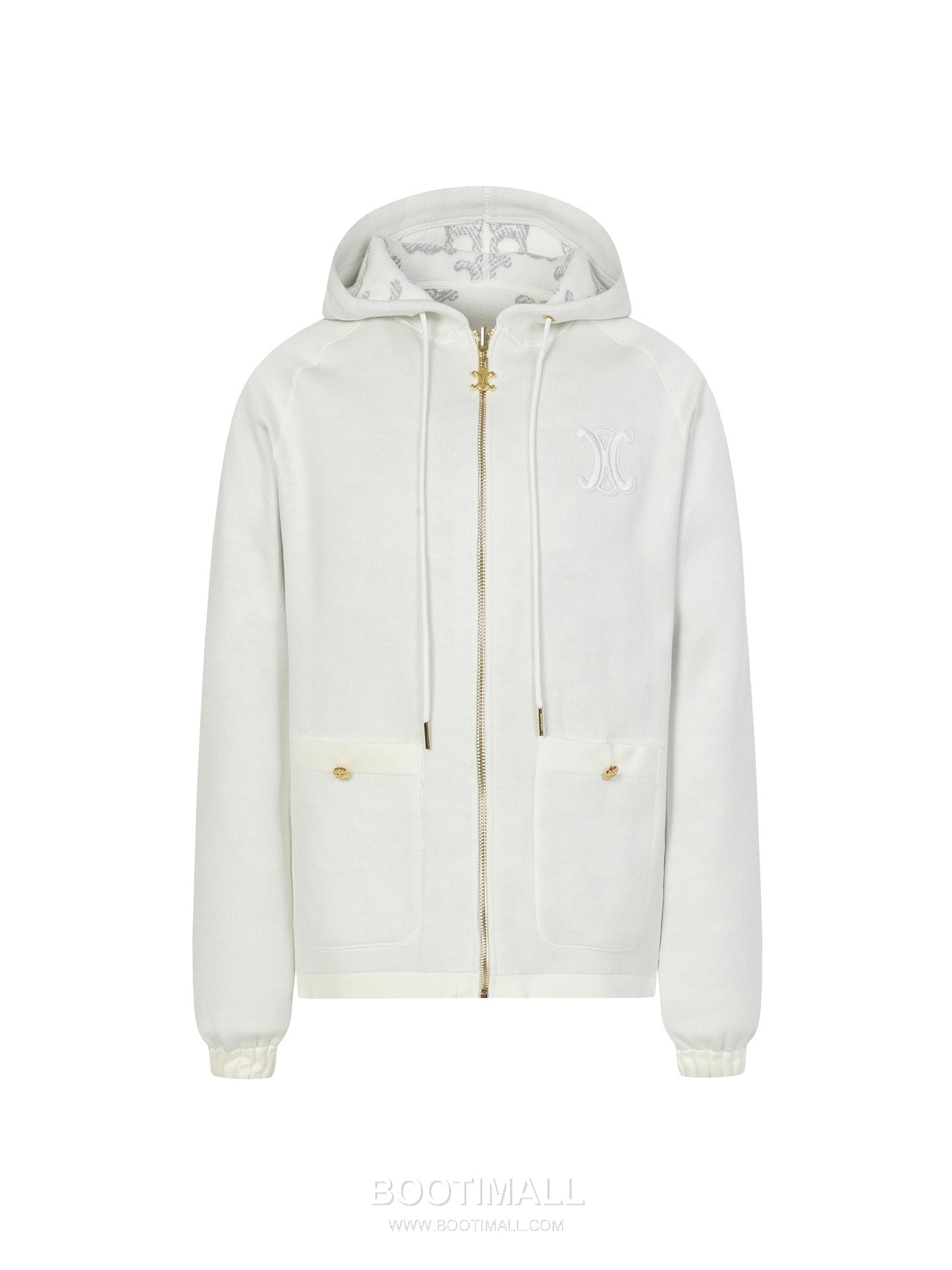 Celine Reversible Hooded Jacket Fabric Blend Brown/White Jacket 셀린느 리버서블 후드 자켓 패브릭 블렌드 브라운/화이트 자켓 S, M, L 10